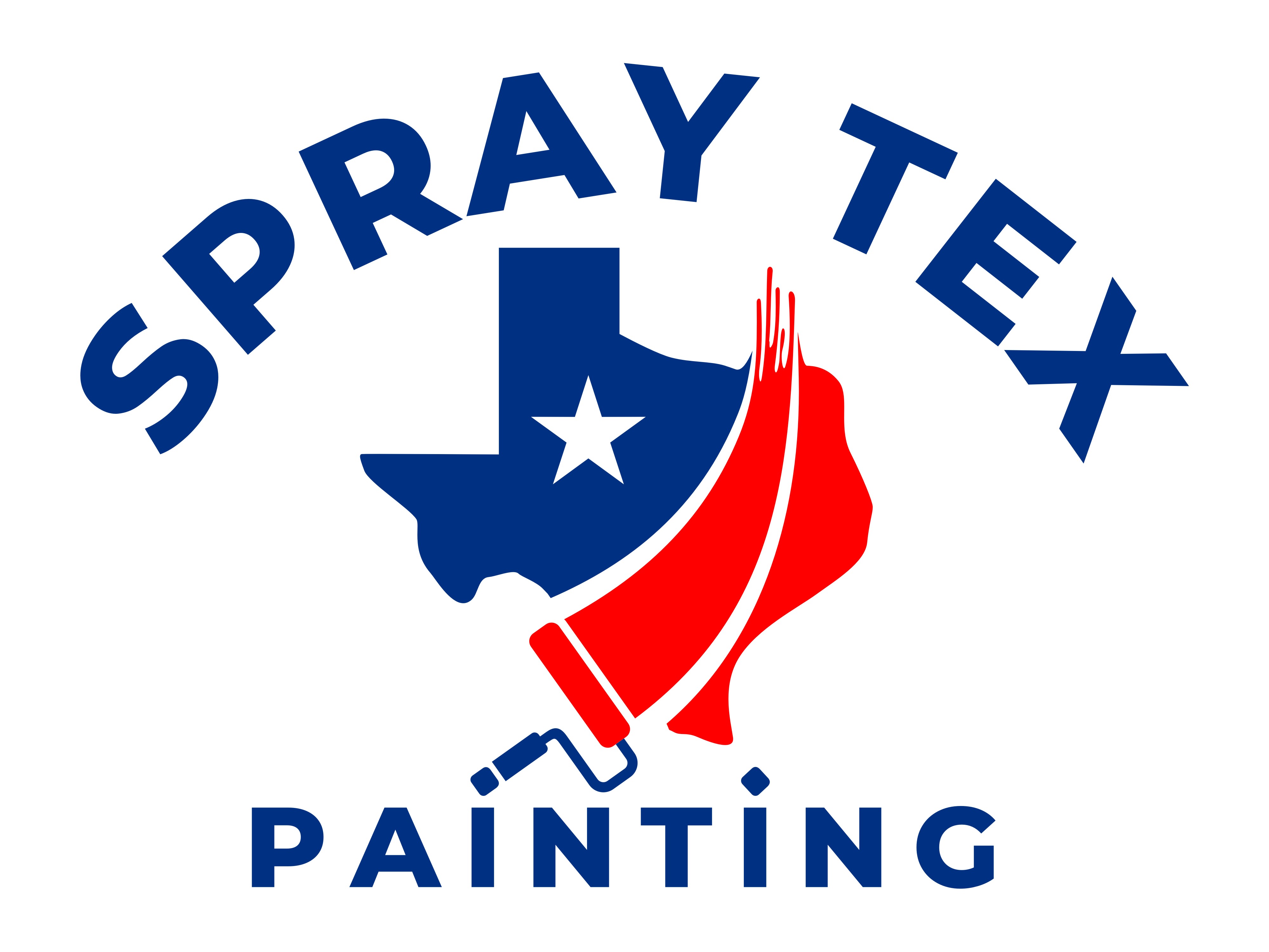Spray Tex Painting Logo