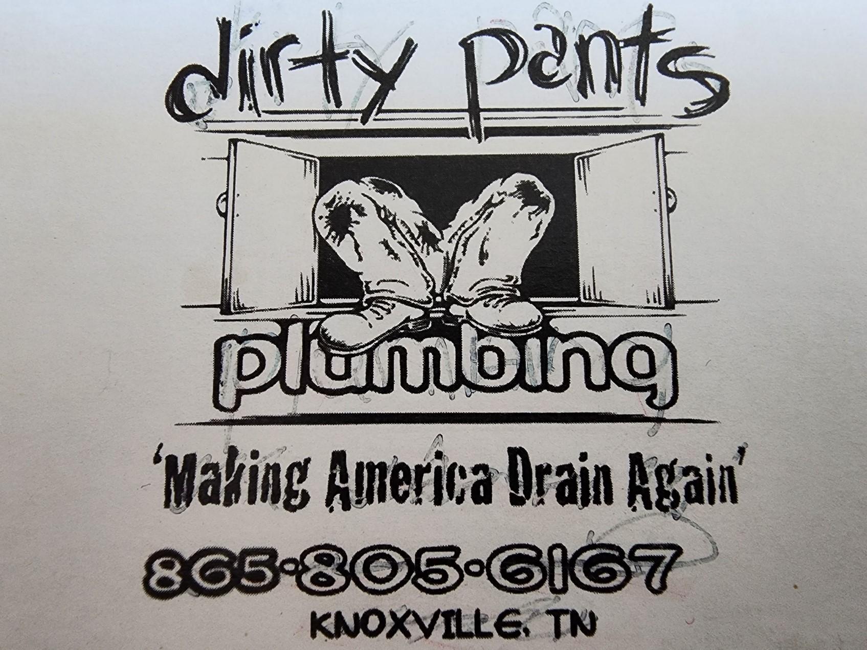 Dirty Pants Plumbing Logo