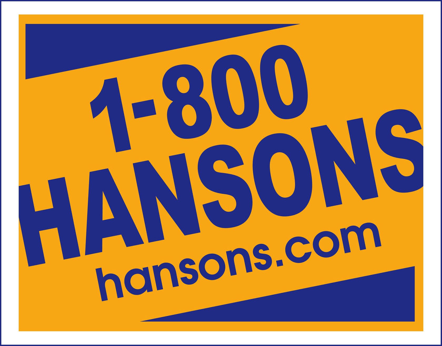 1-800-HANSONS (Saginaw) Logo