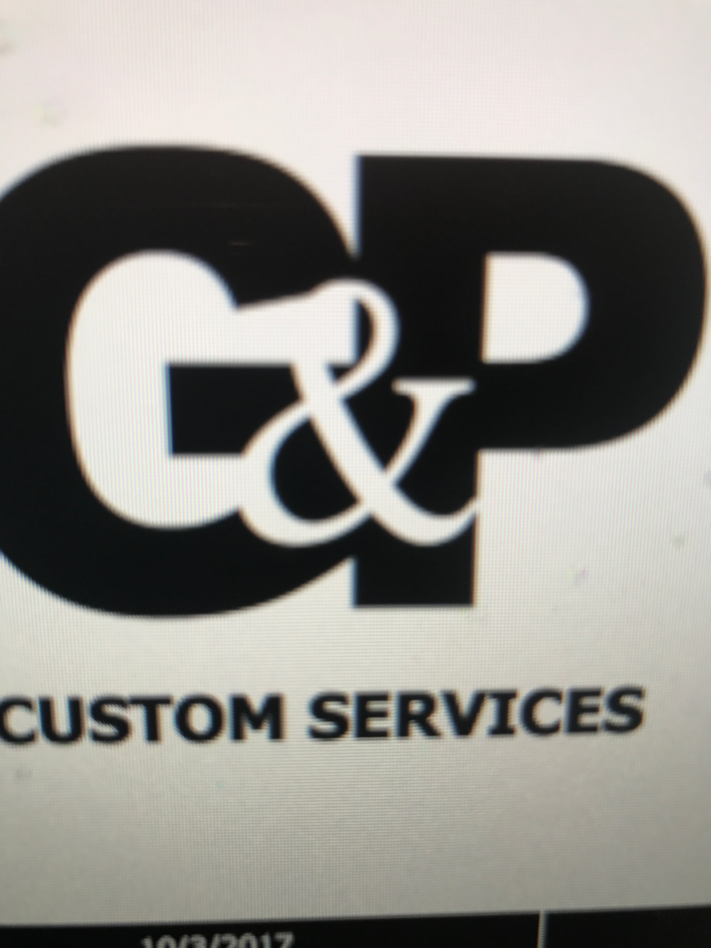 G & P Custom Service Logo
