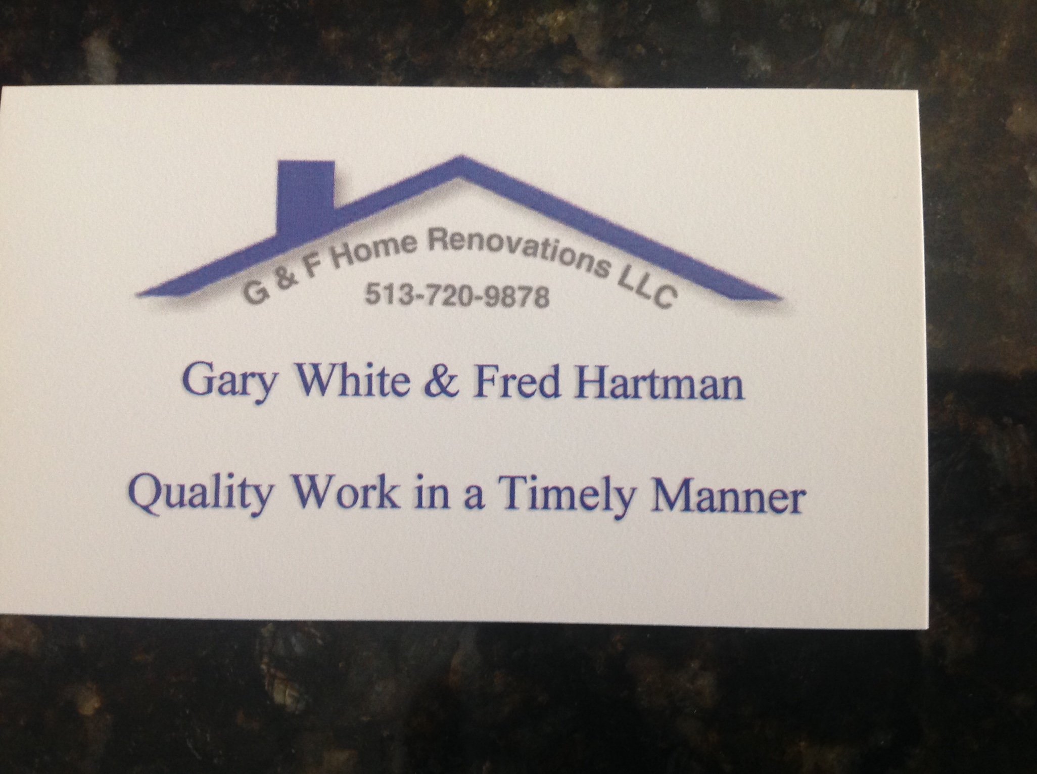 G & F Home Renovations, LLC Logo