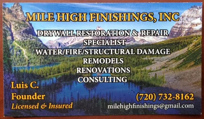 Mile High Finishings, Inc. Logo