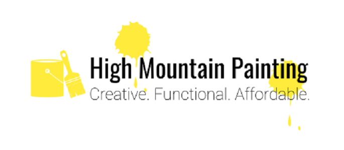 High Mountain Painting Logo