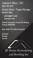 JR Home Remodeling & Roofing, Inc. Logo