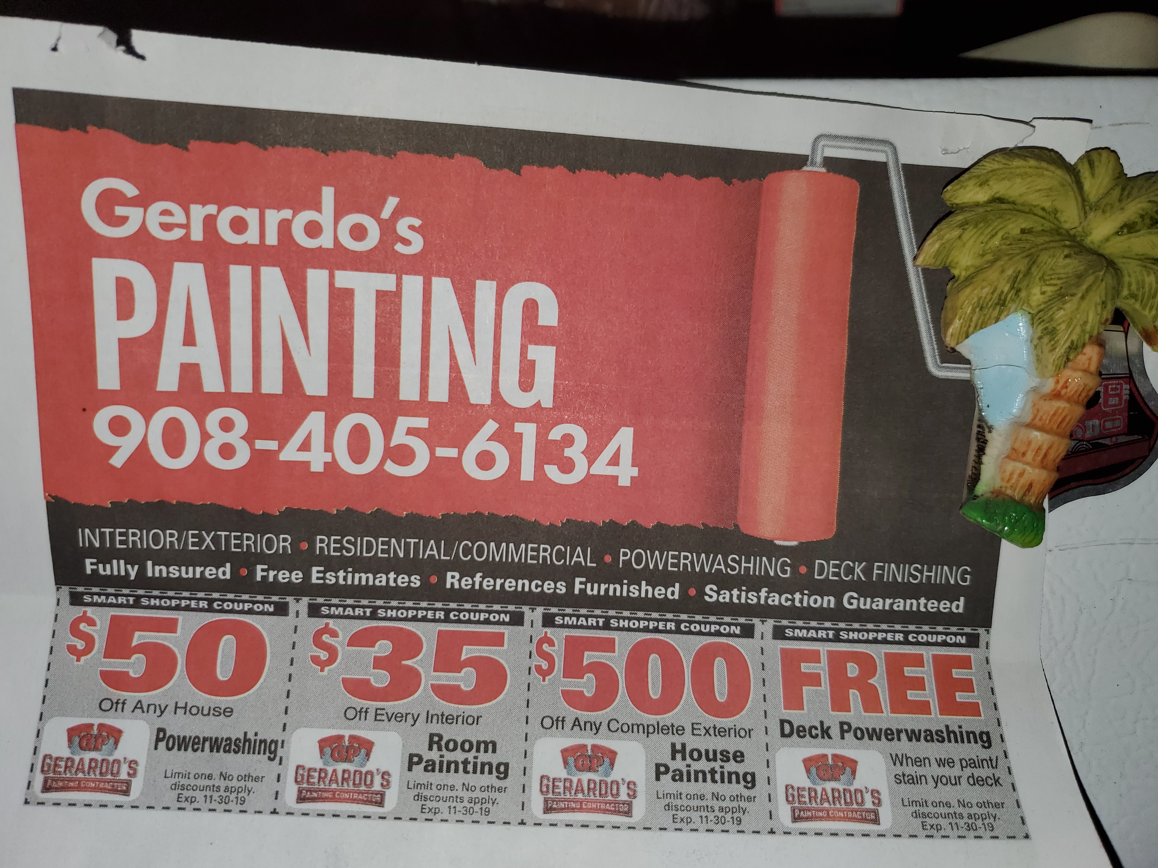 Gerardo's Painting & Contracting Logo