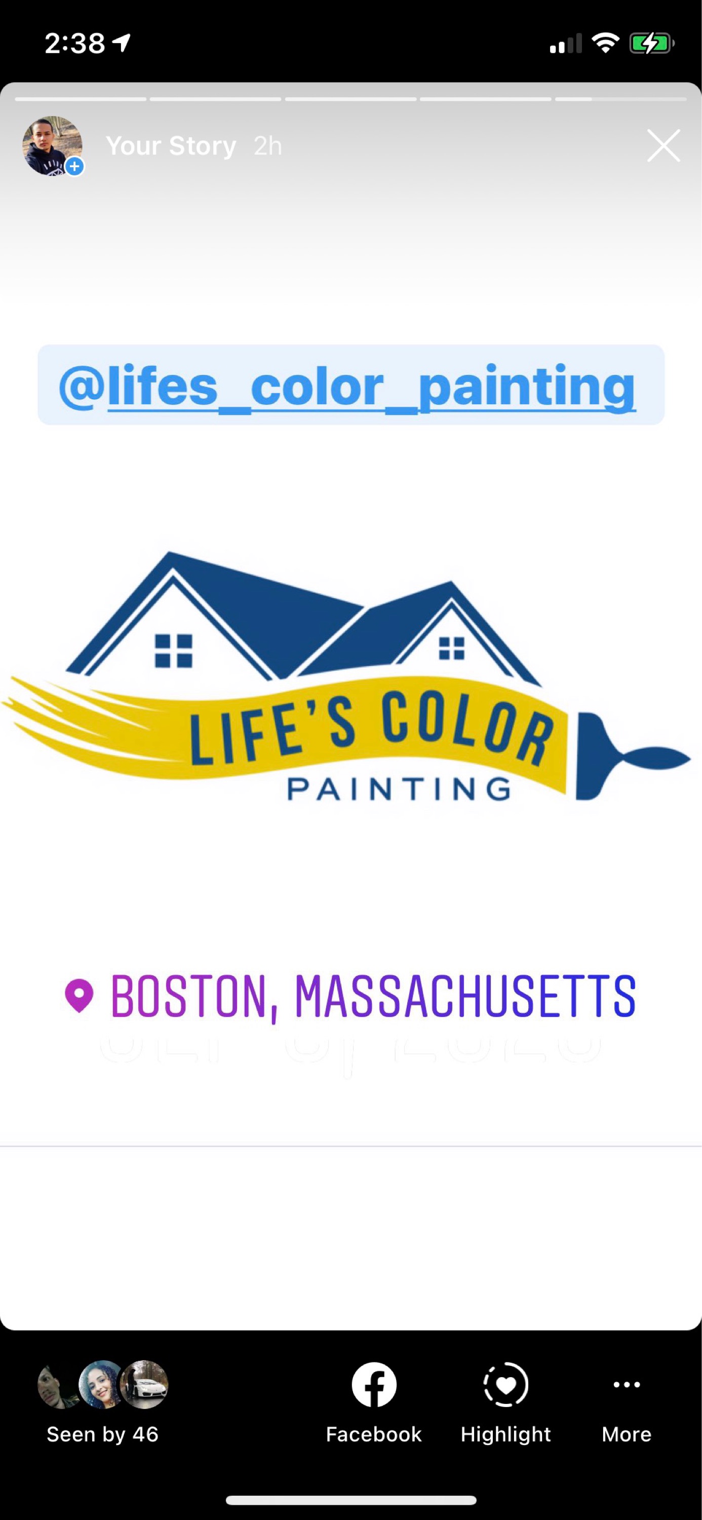 Life Color Painting Logo