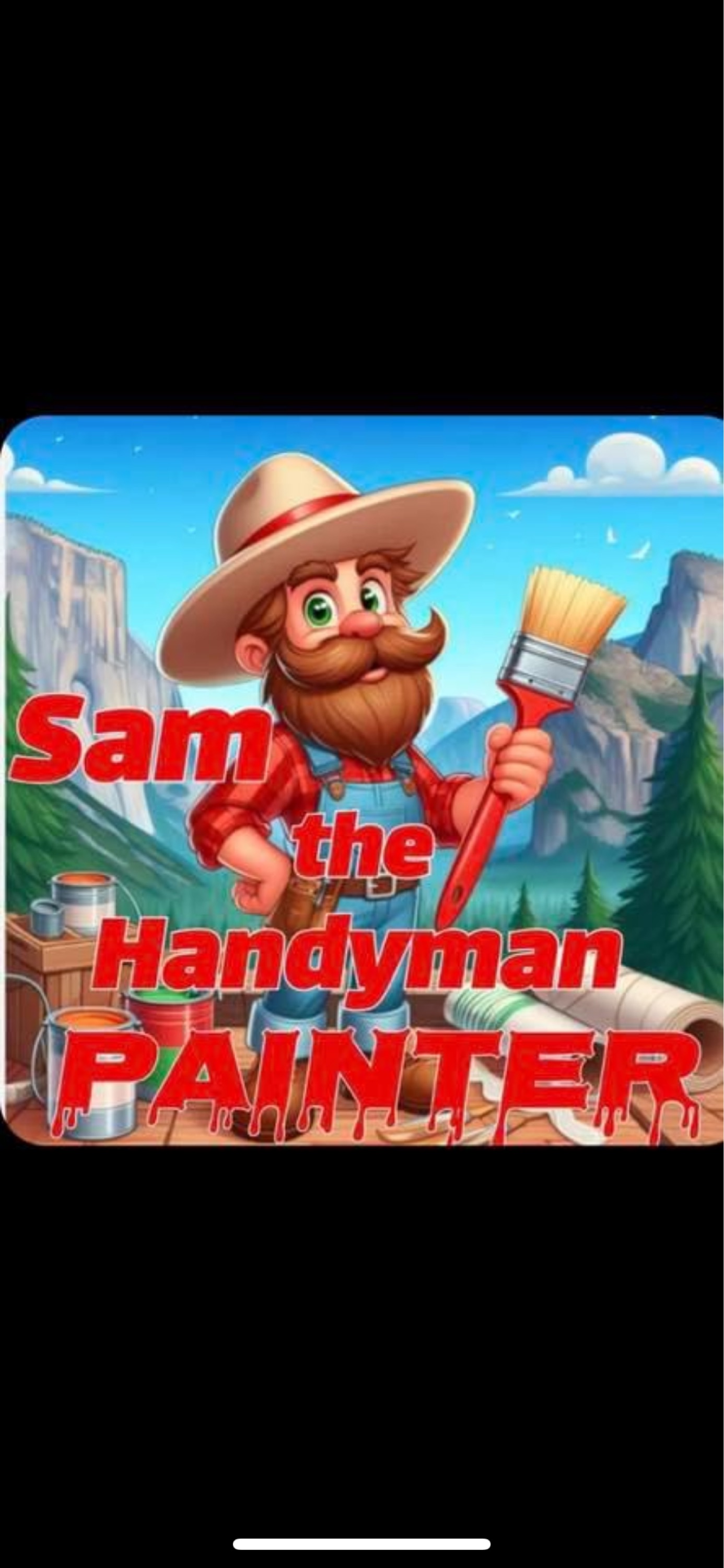 Sammy D Sam Painting Handyman Logo