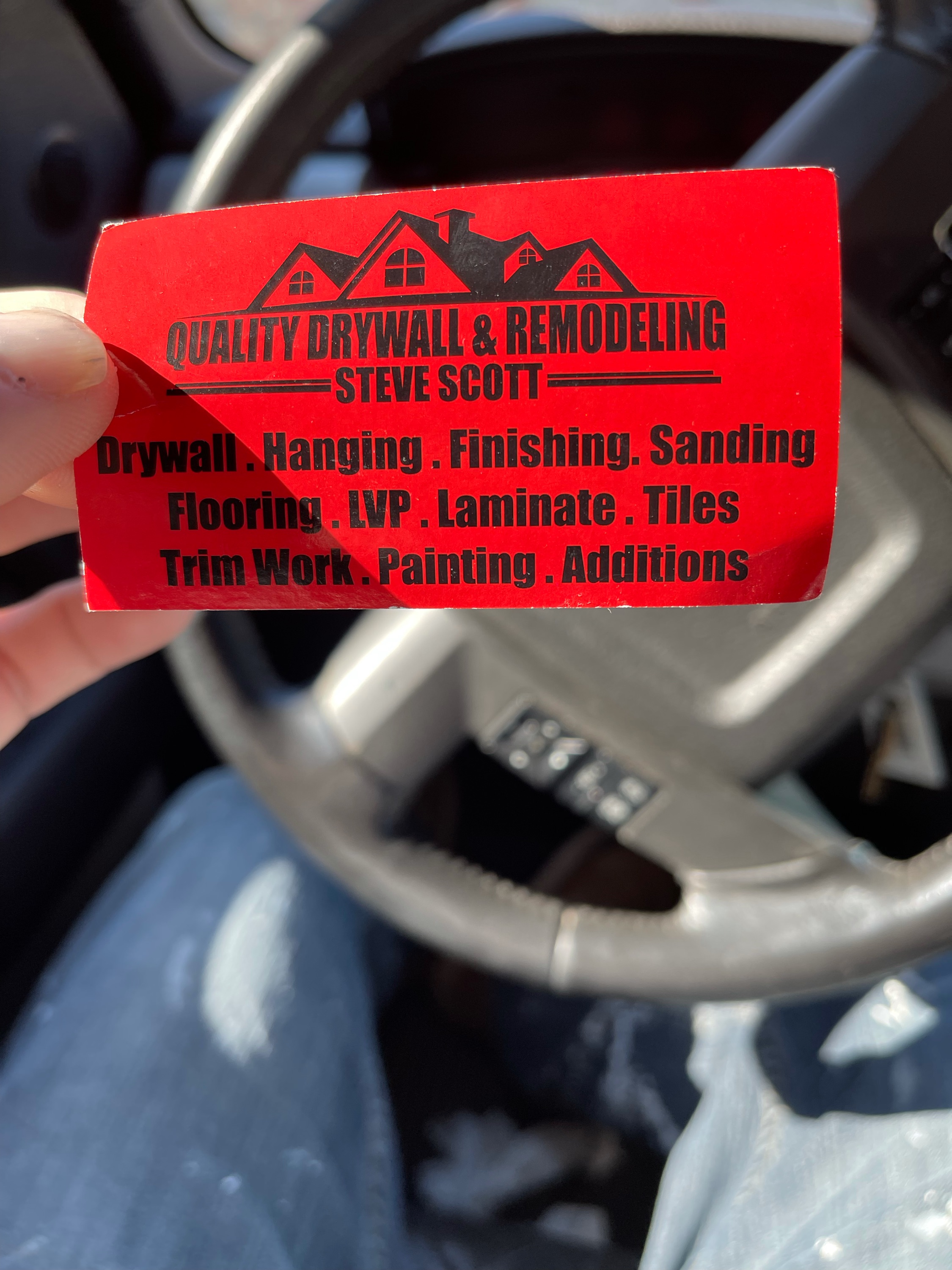 Steve Scott Quality Drywall and Painting Logo