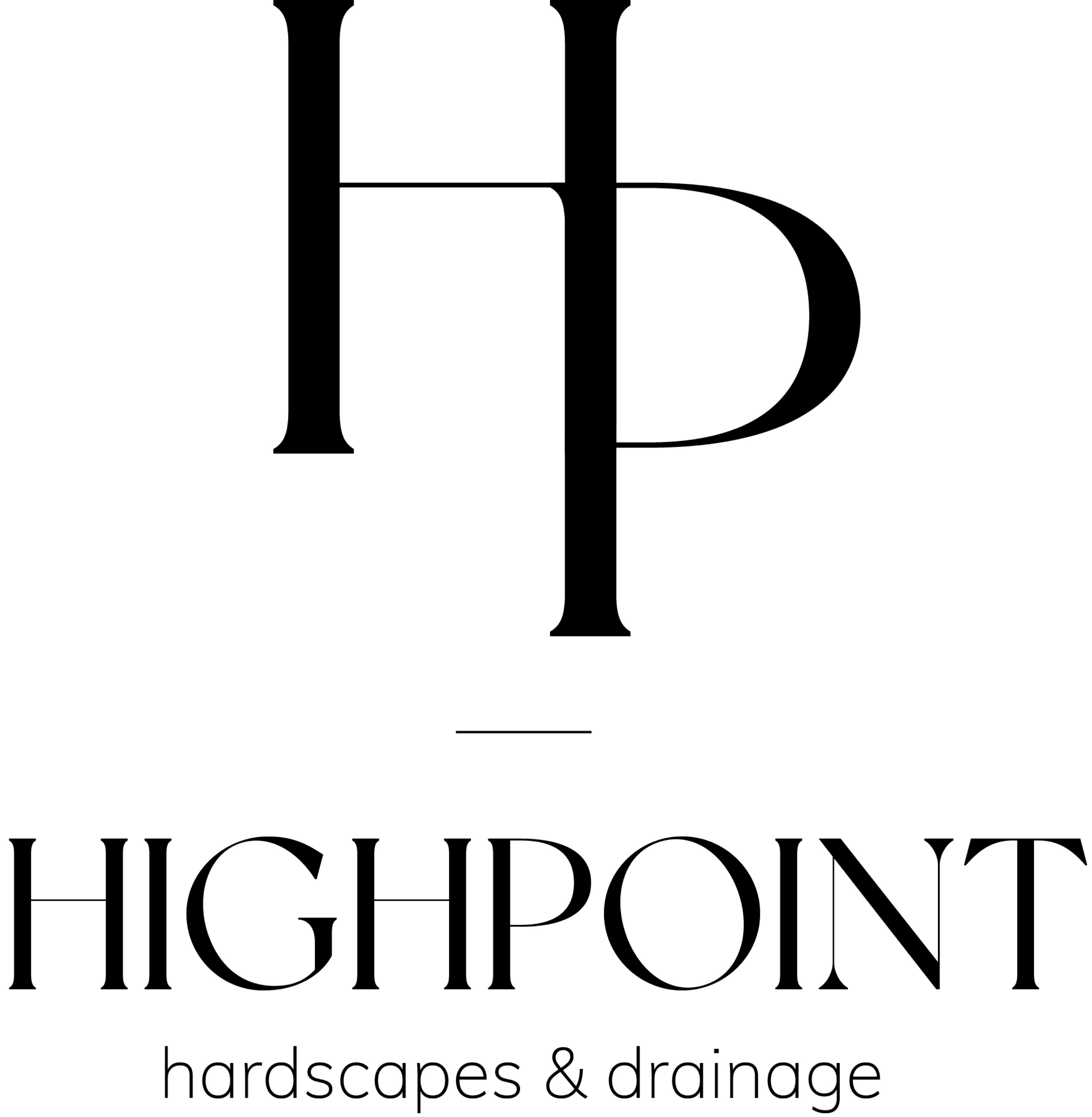 High Point Hardscapes & Drainage Logo