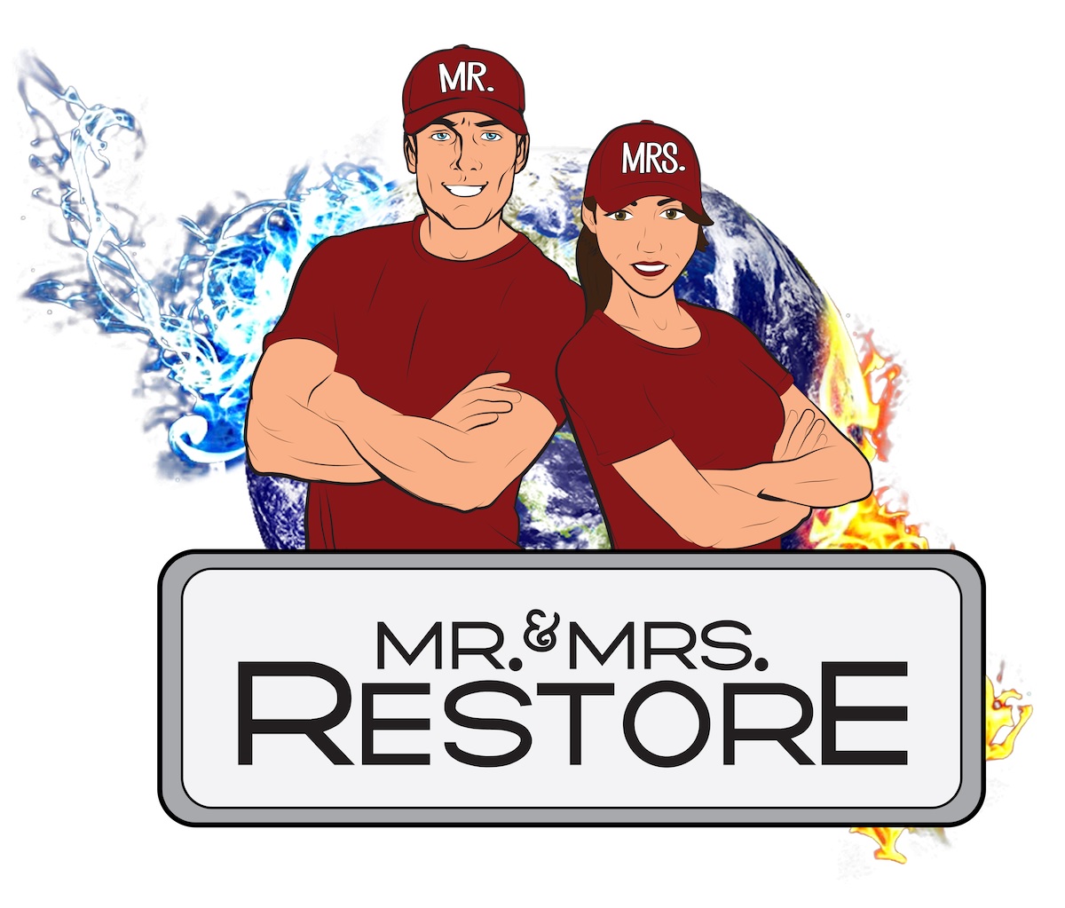 Mr. & Mrs. Restore Logo