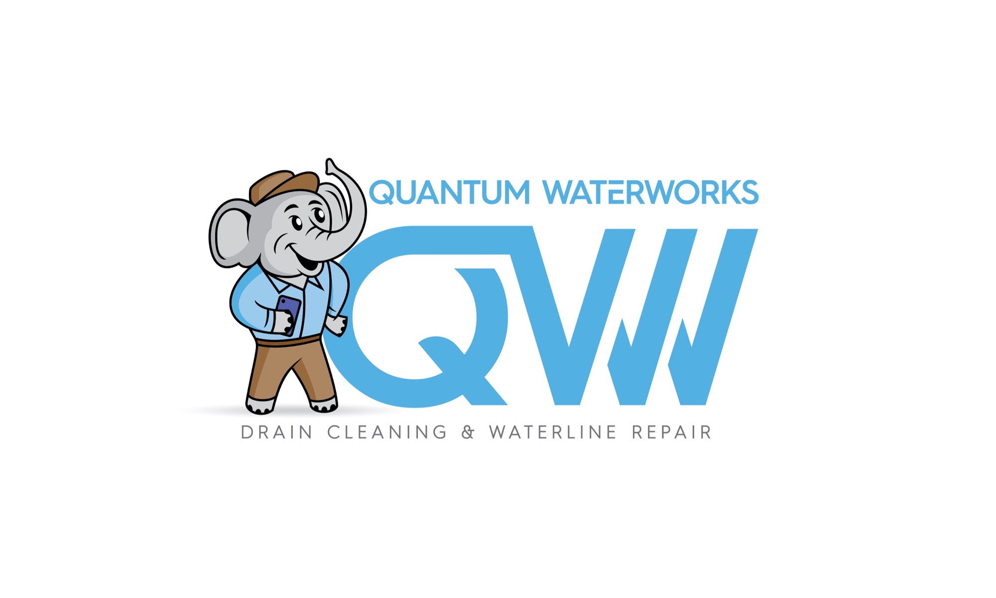 Quantum Waterworks Waterline & Drain Cleaning Services, LLC Logo