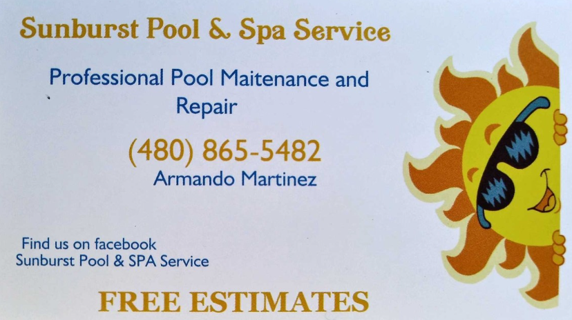 Sunburst Pool Maintenance and Repair Logo