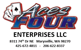 Aces Four Construction Logo
