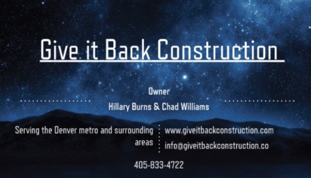 Give it Back Construction Logo