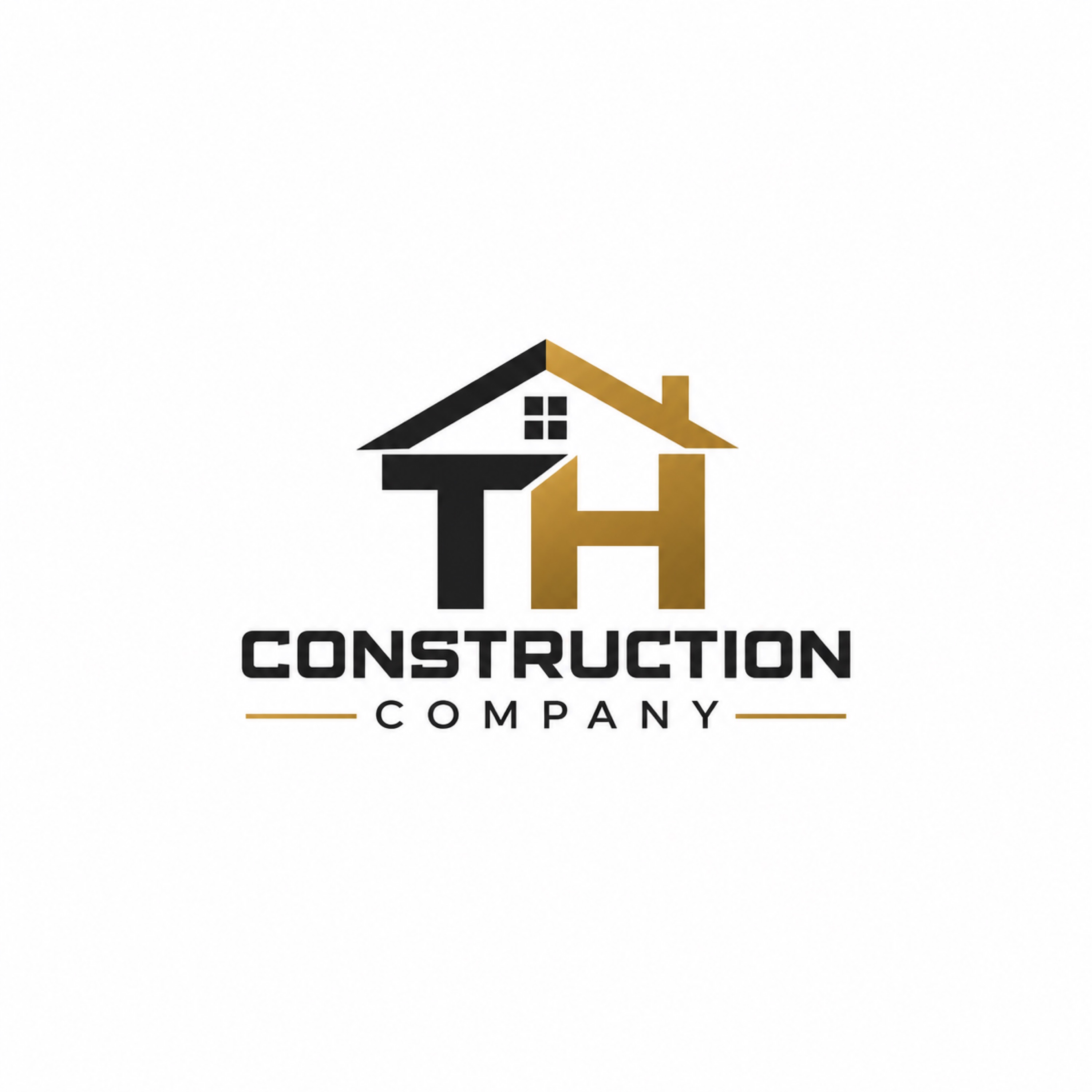 TH Construction Company Logo