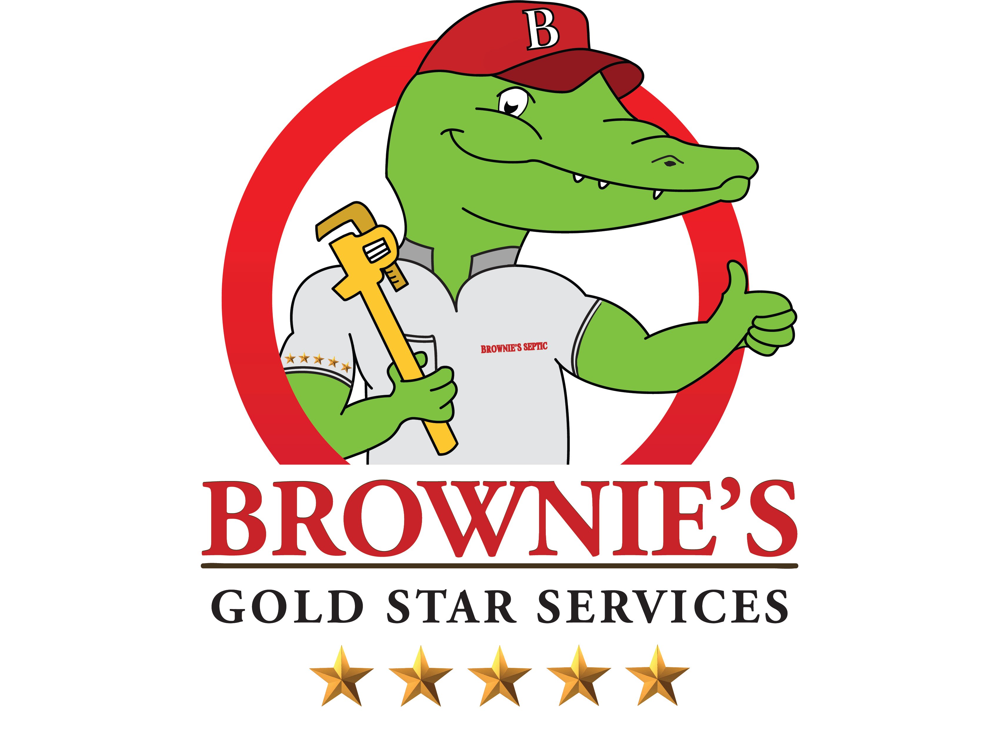 Brownie's Septic and Plumbing Logo