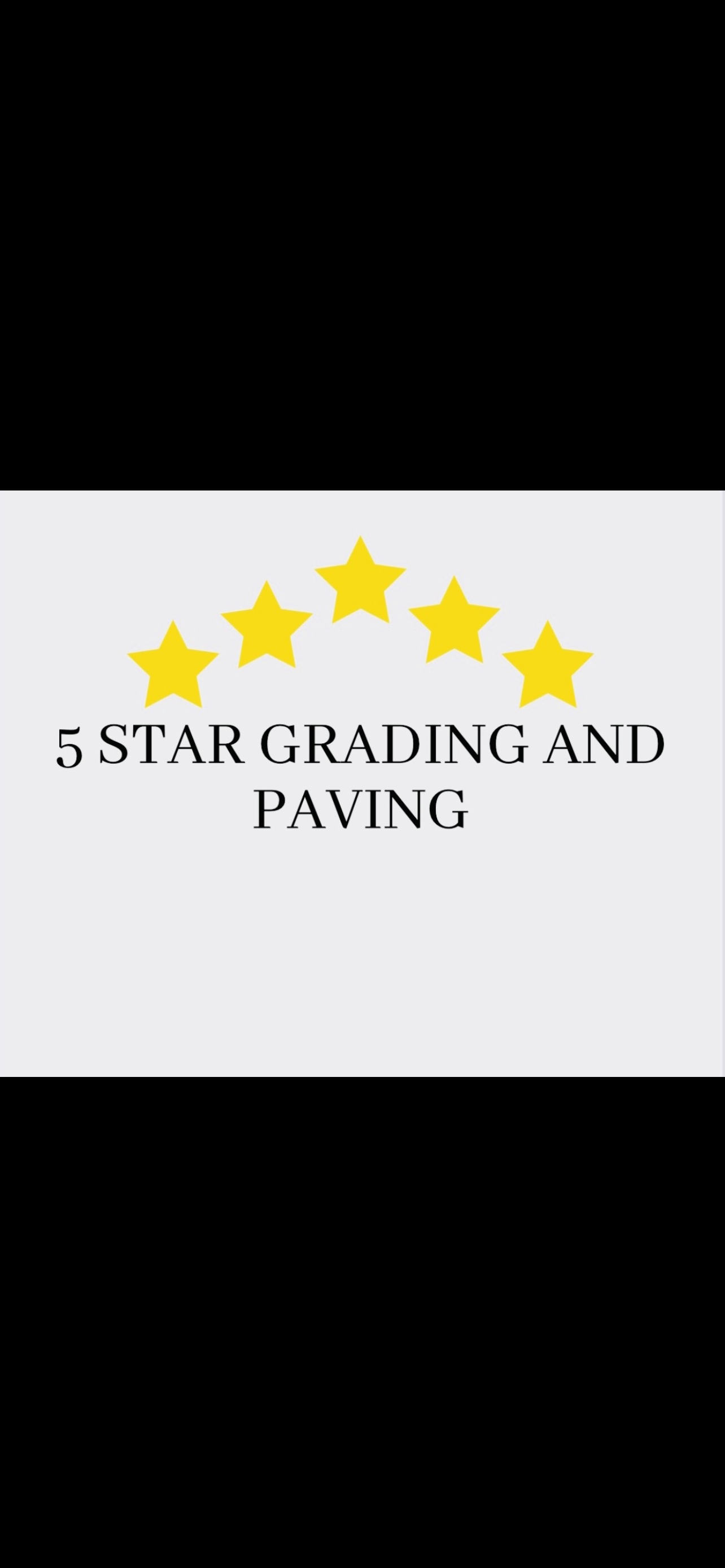 5 Star Grading & Paving Logo