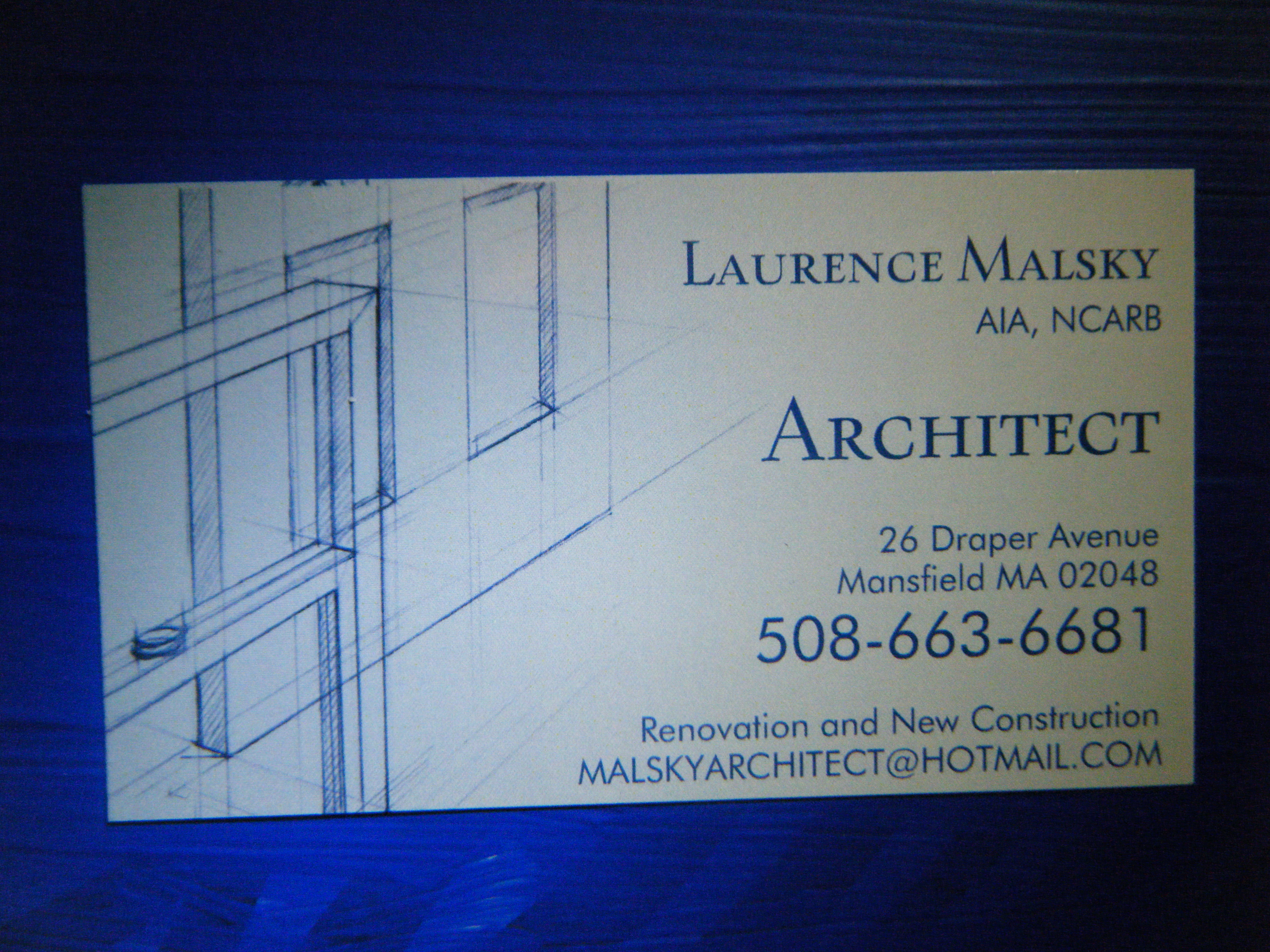 Laurence Malsky, Architect Logo