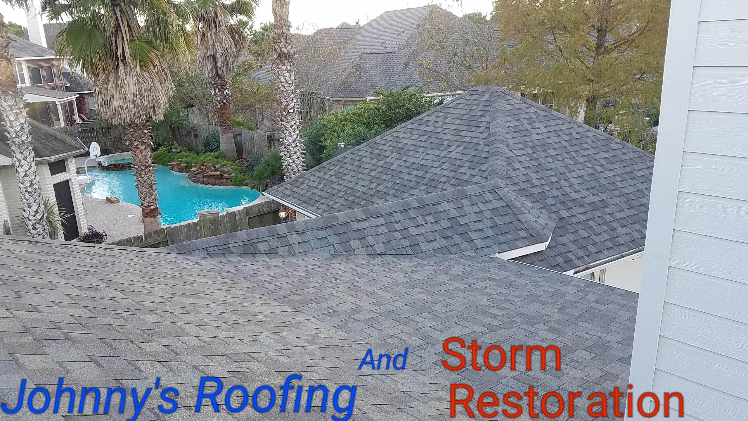 Johnny's Roofing and Storm Restoration Logo