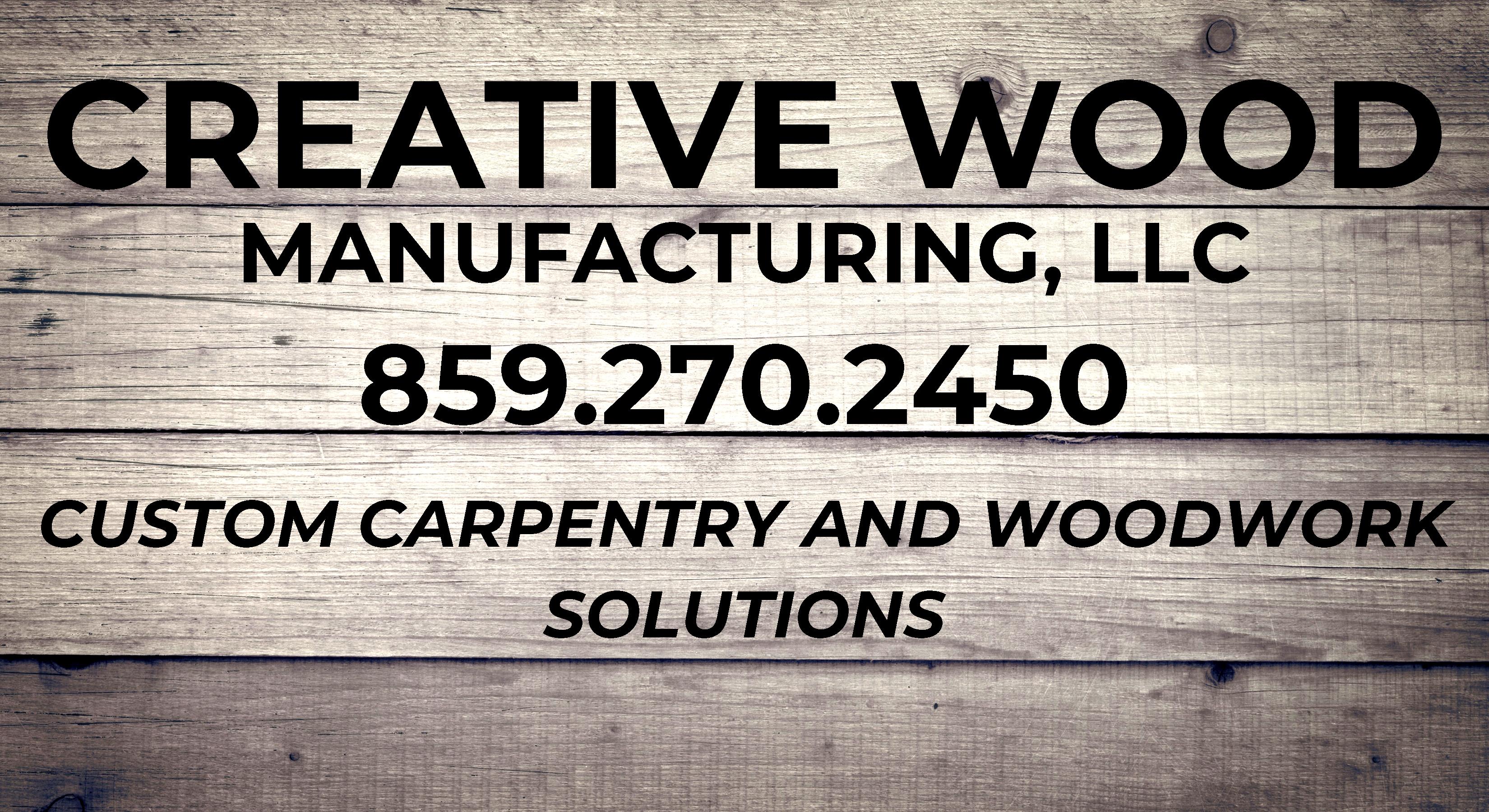 Creative Wood Manufacturing, LLC Logo