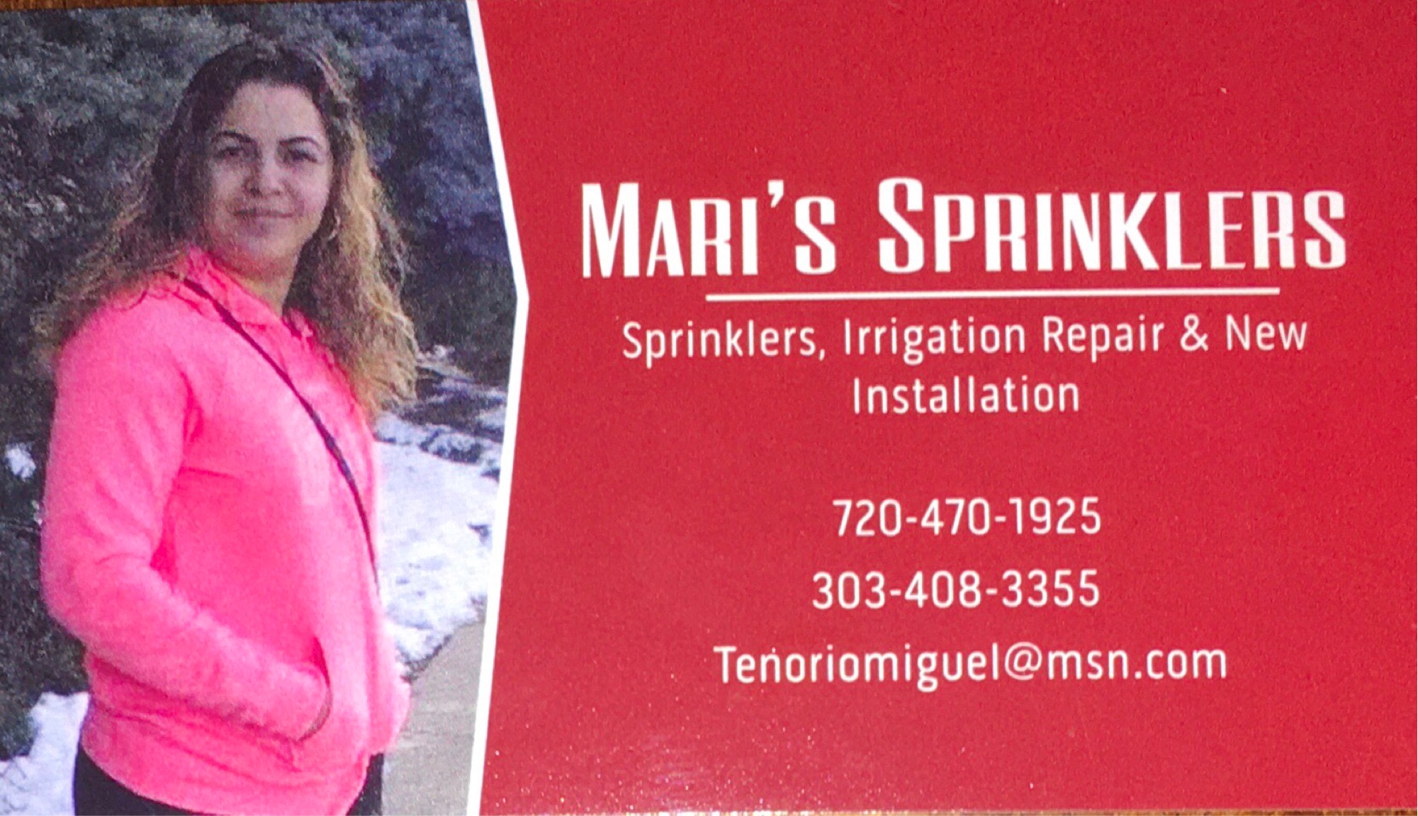 Mary's Spinkler and Irrigation Service Logo