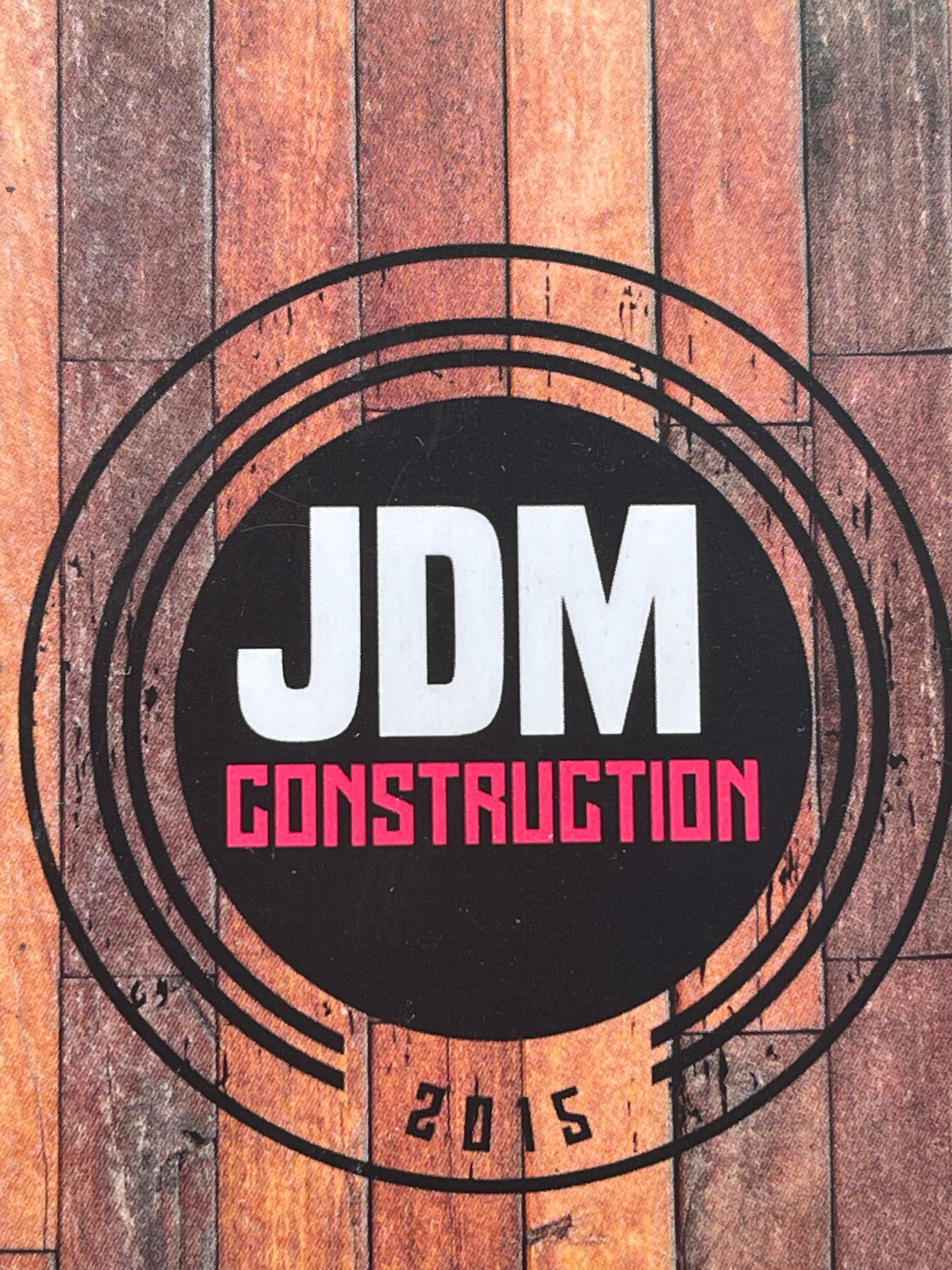 JDM Construction Logo