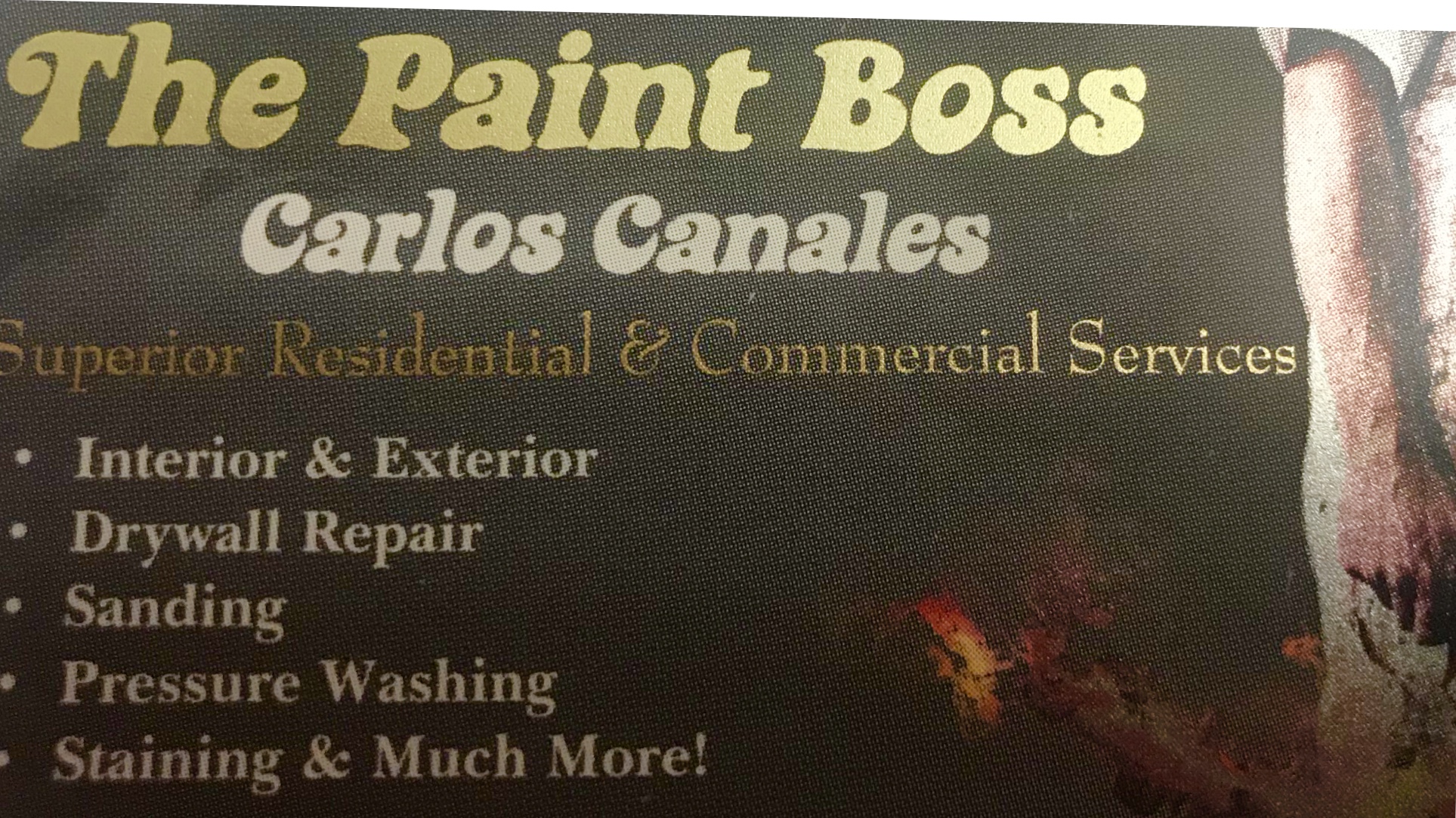 Carlos The Paint Boss Logo