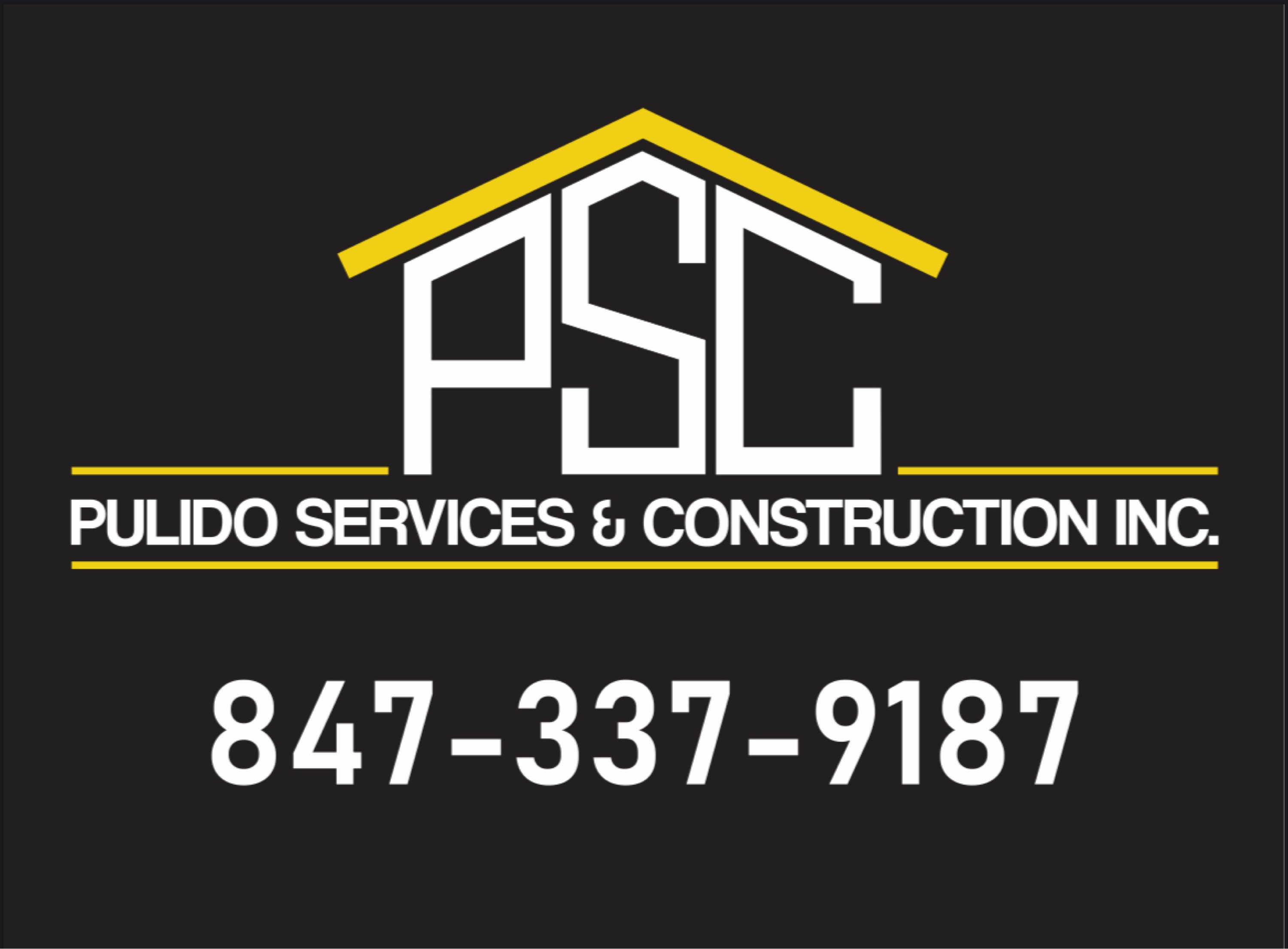 Pulido Services and Construction Logo