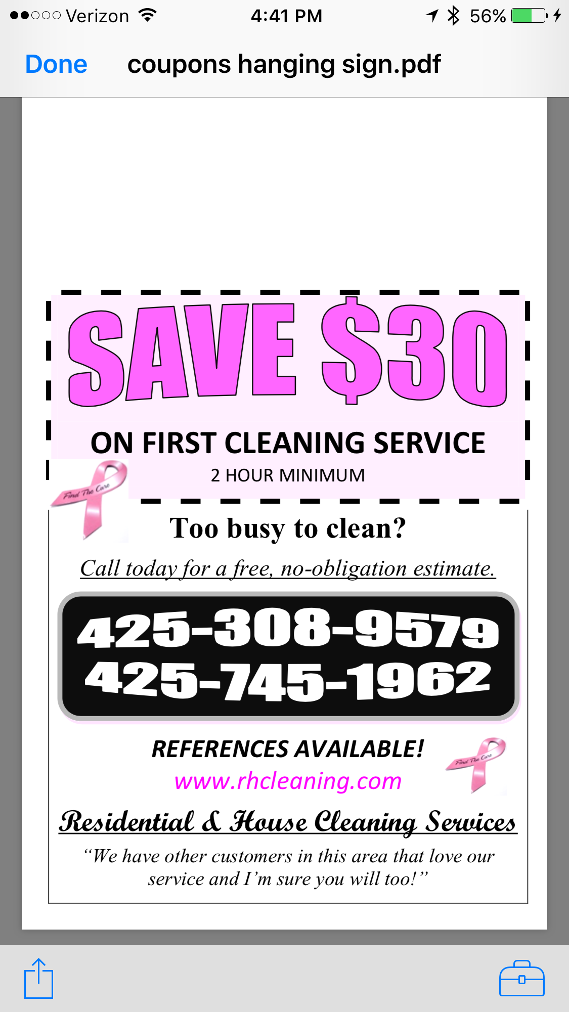 Adolfo & Lorena's Residential & House Cleaning Services Logo