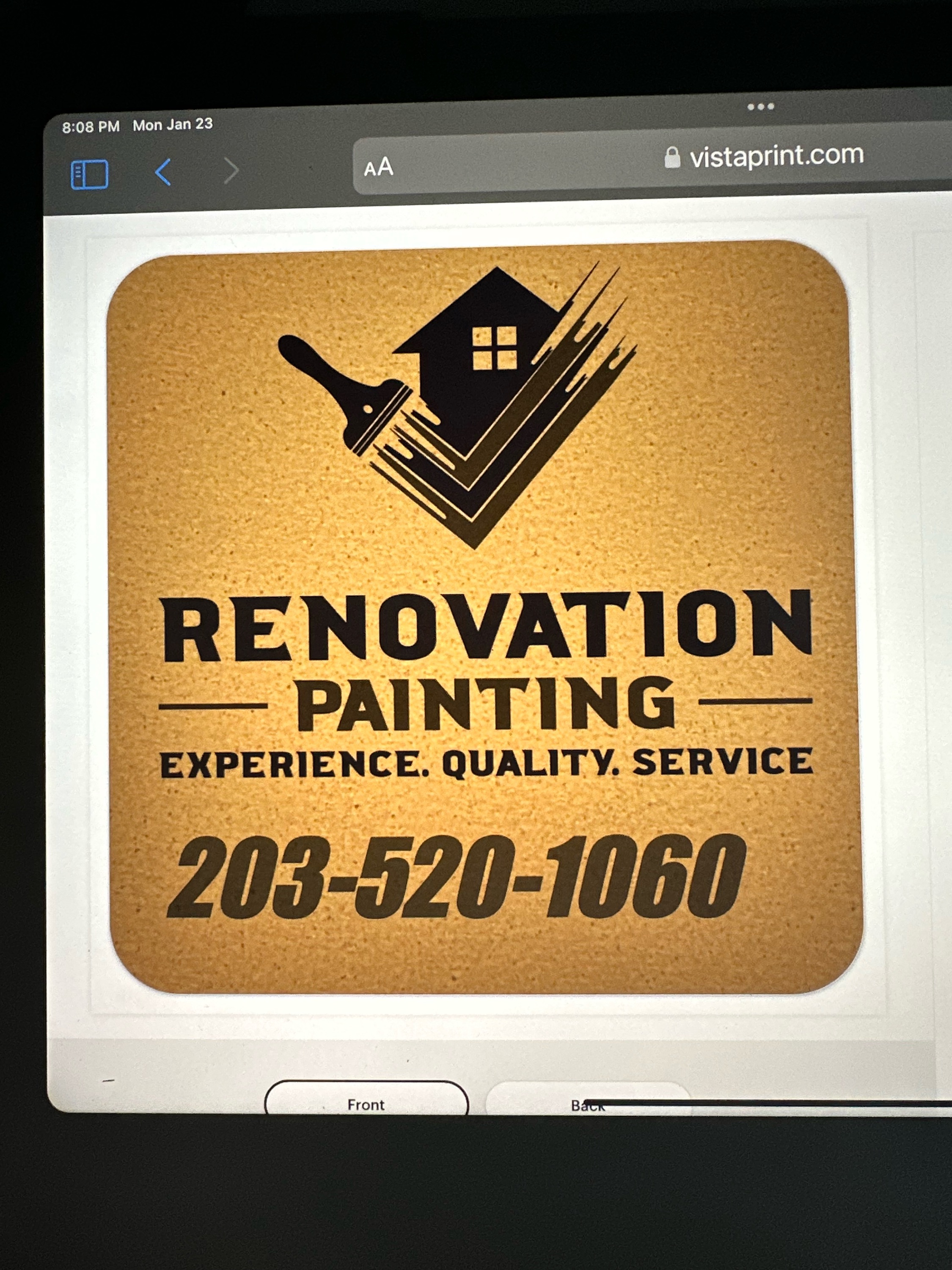 Renovation Painting LLC Logo