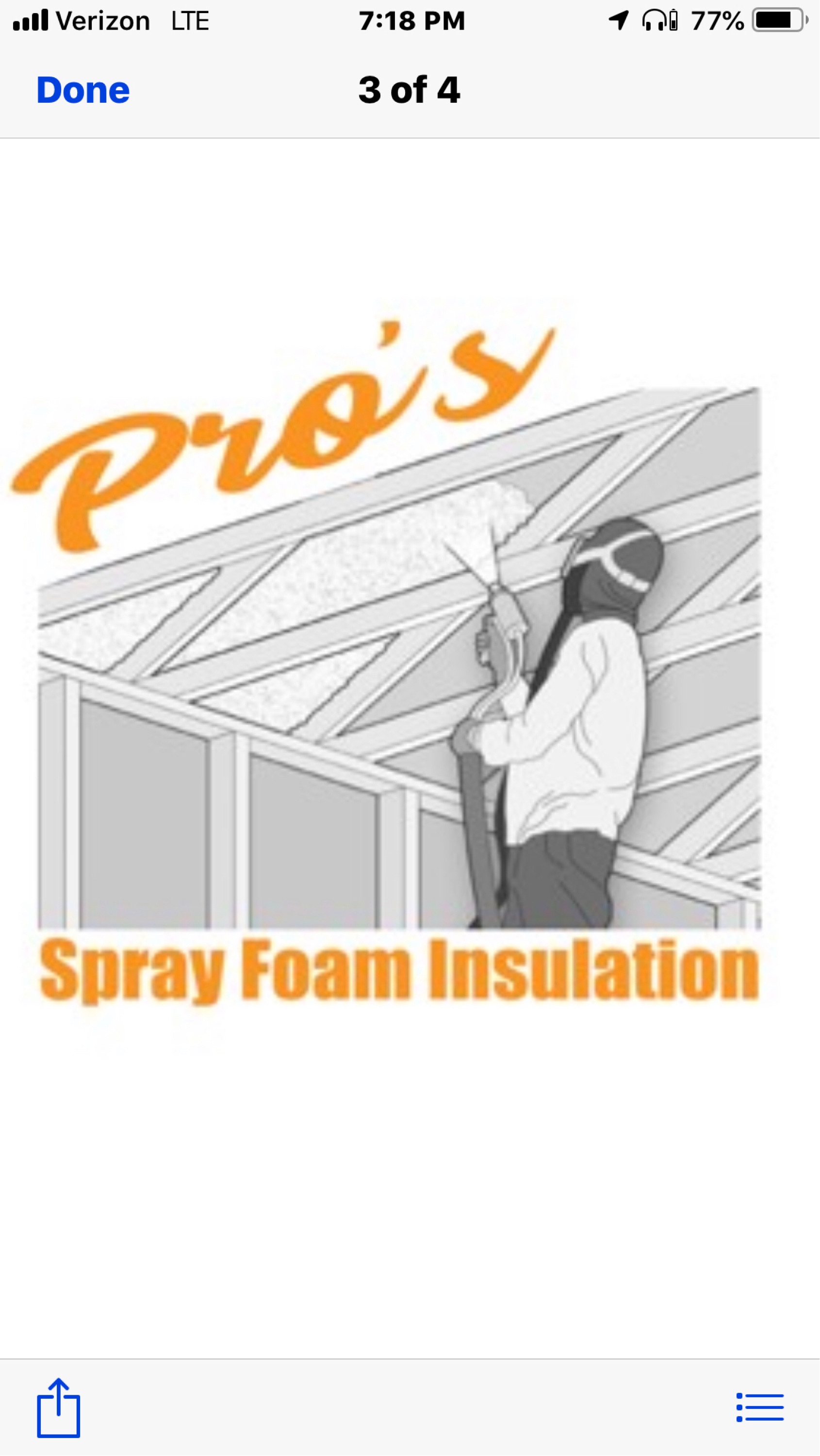 Pro's Spray Foam Insulation Logo