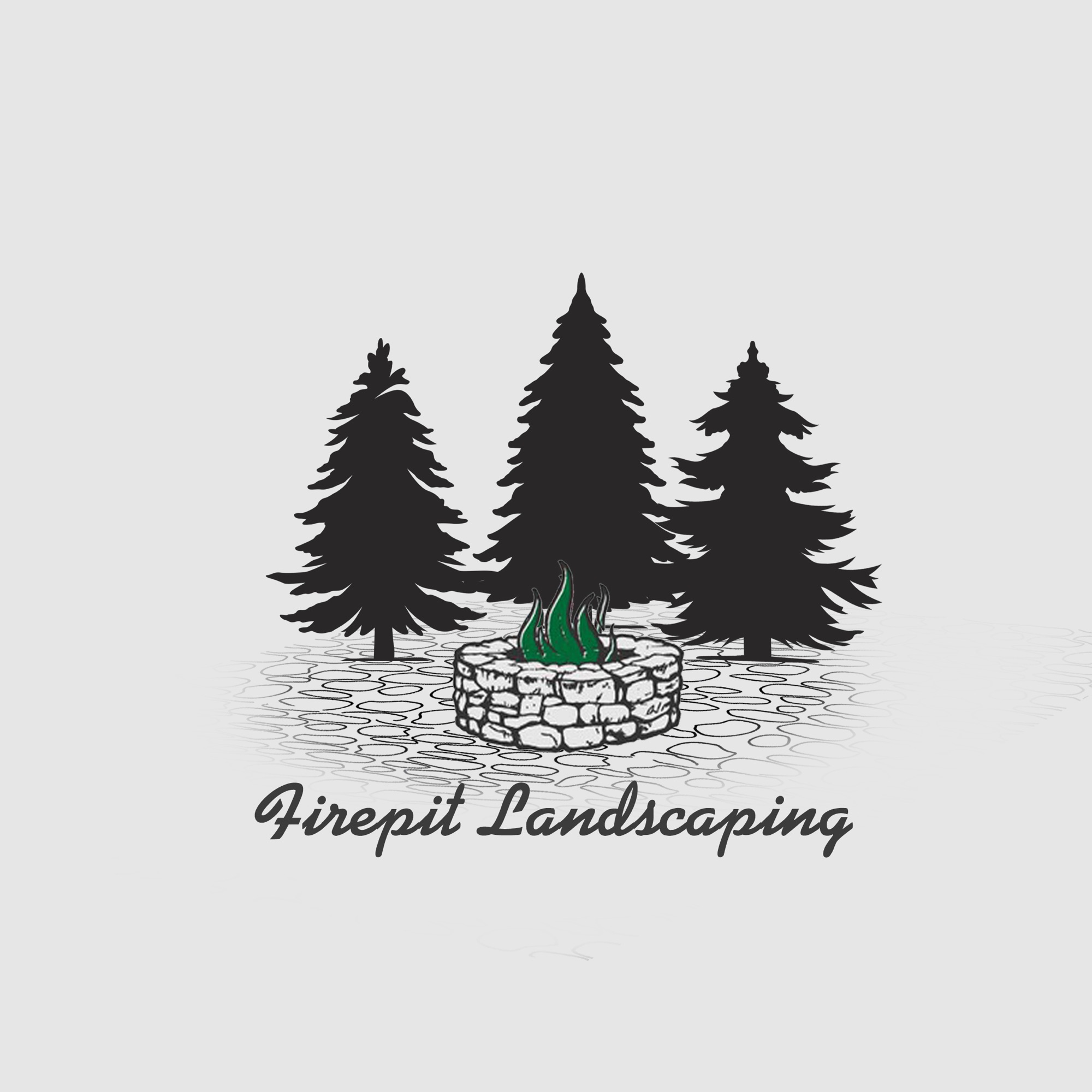 Firepit Landscaping Logo