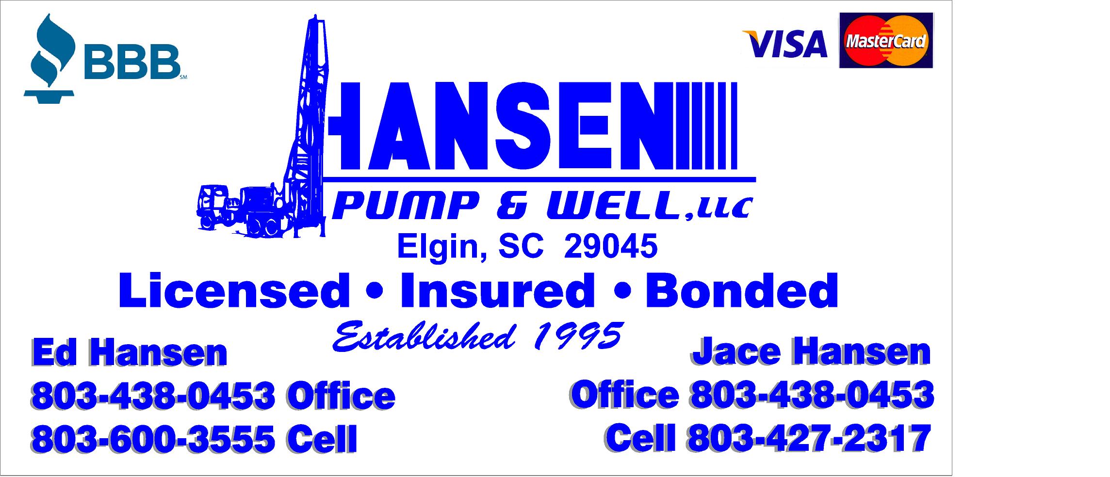 Hansen Pump & Well, LLC Logo
