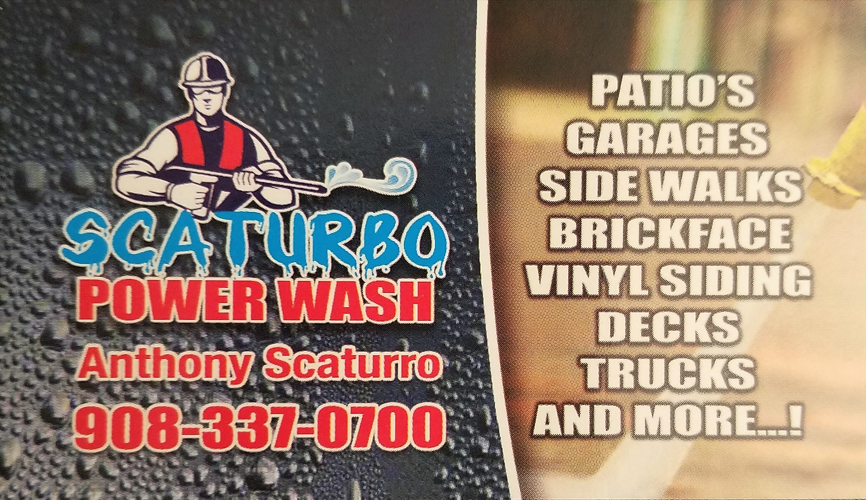 Scaturbo Power Wash Logo