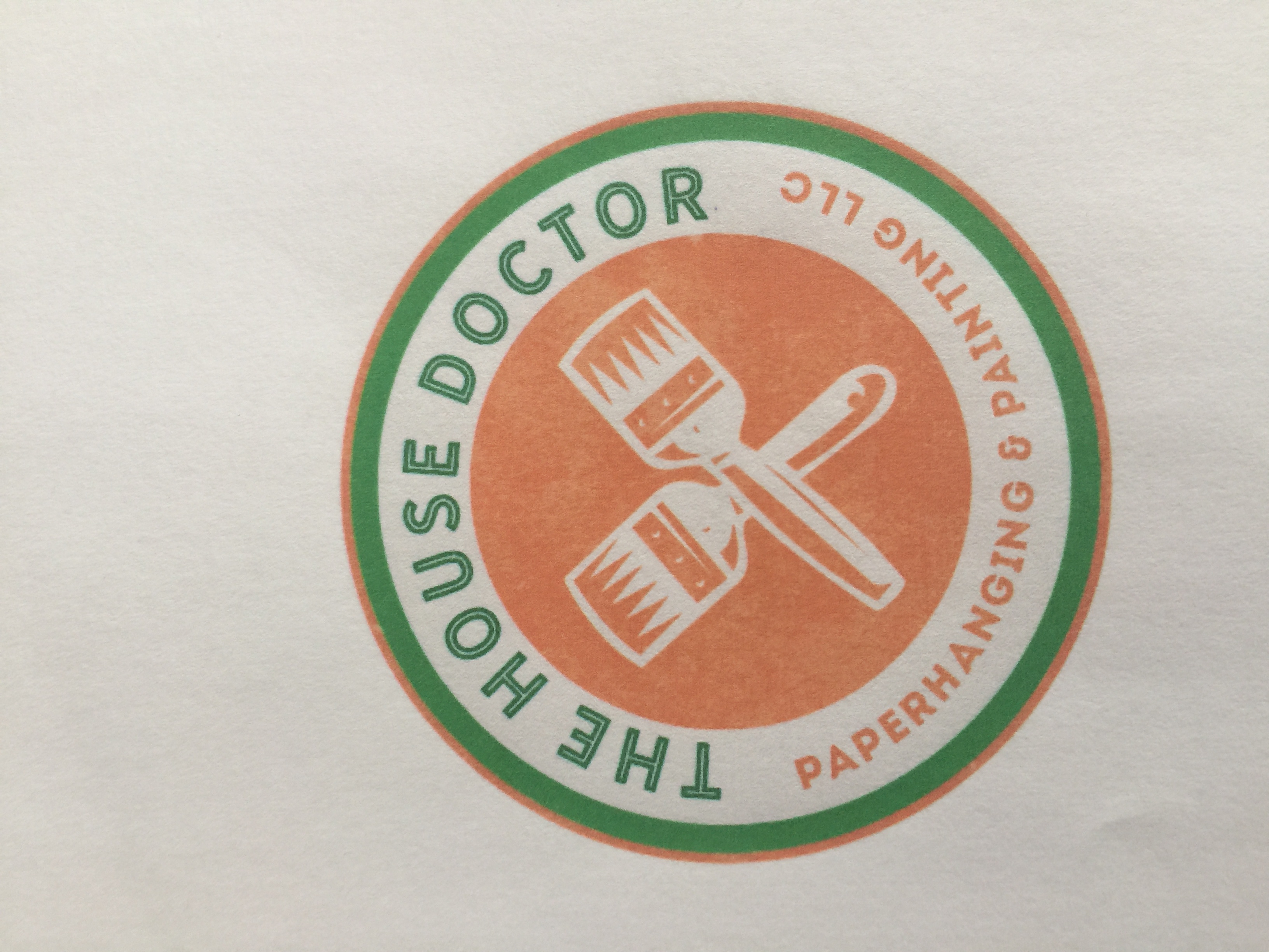 The House Doctor Paper Hanging & Painting, LLC Logo