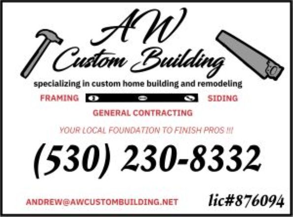 AW Custom Building Logo