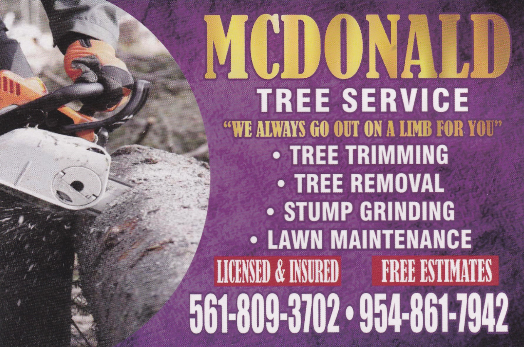 McDonald Tree Trimming, LLC Logo
