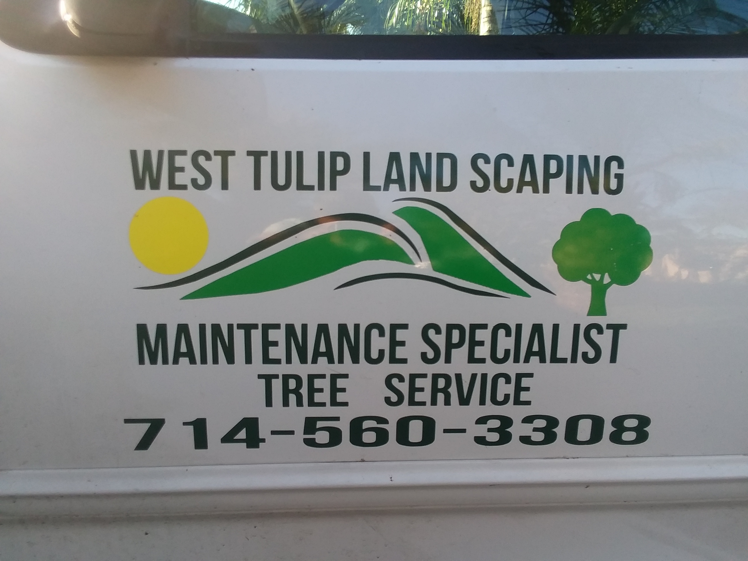 West Tulip Landscaping - Unlicensed Contractor Logo