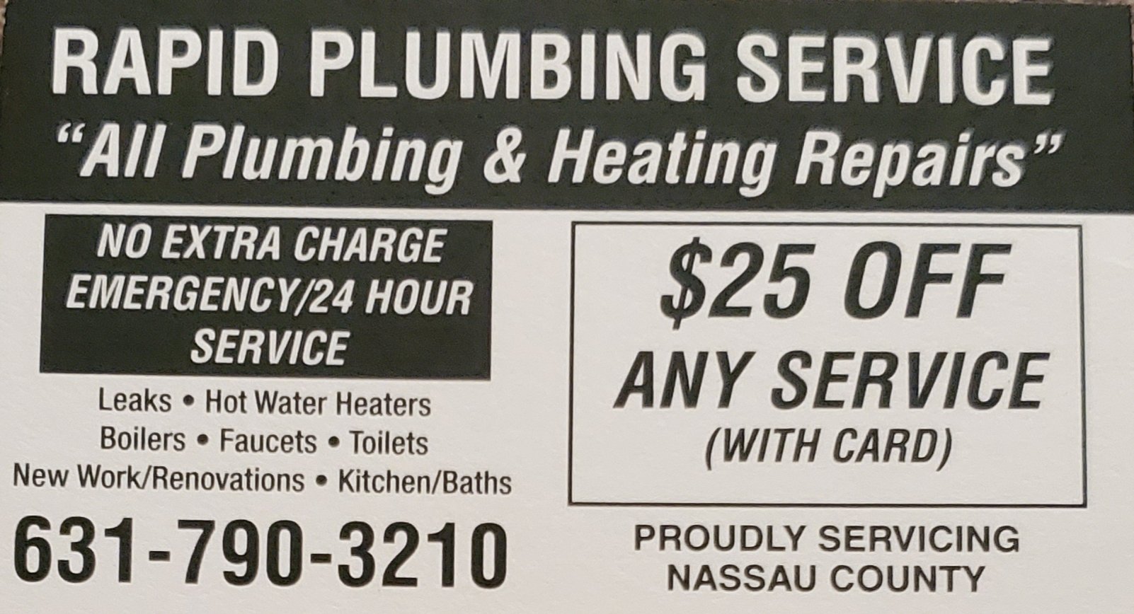 Rapid Plumbing Service, Inc. Logo