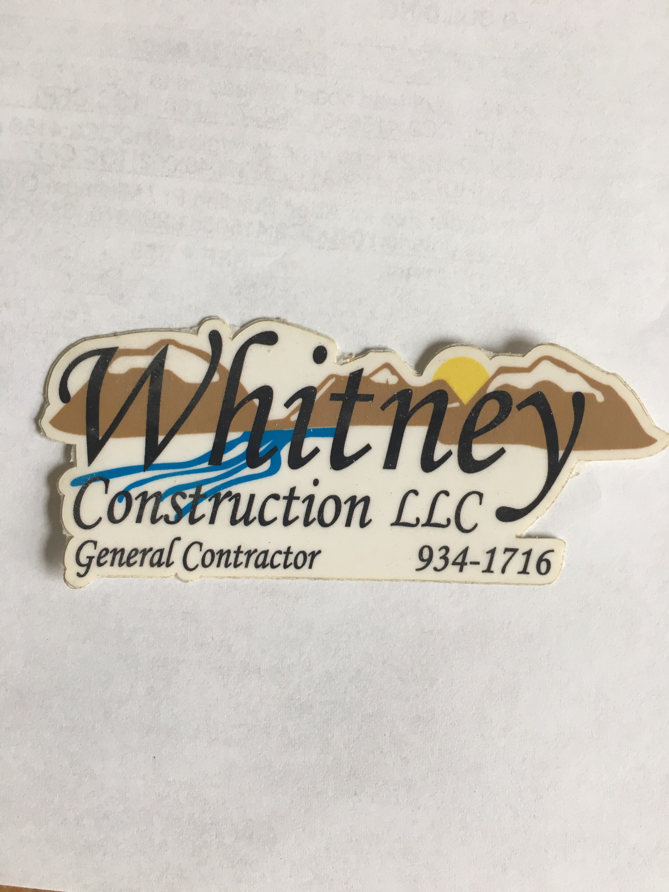 Whitney Construction, LLC Logo