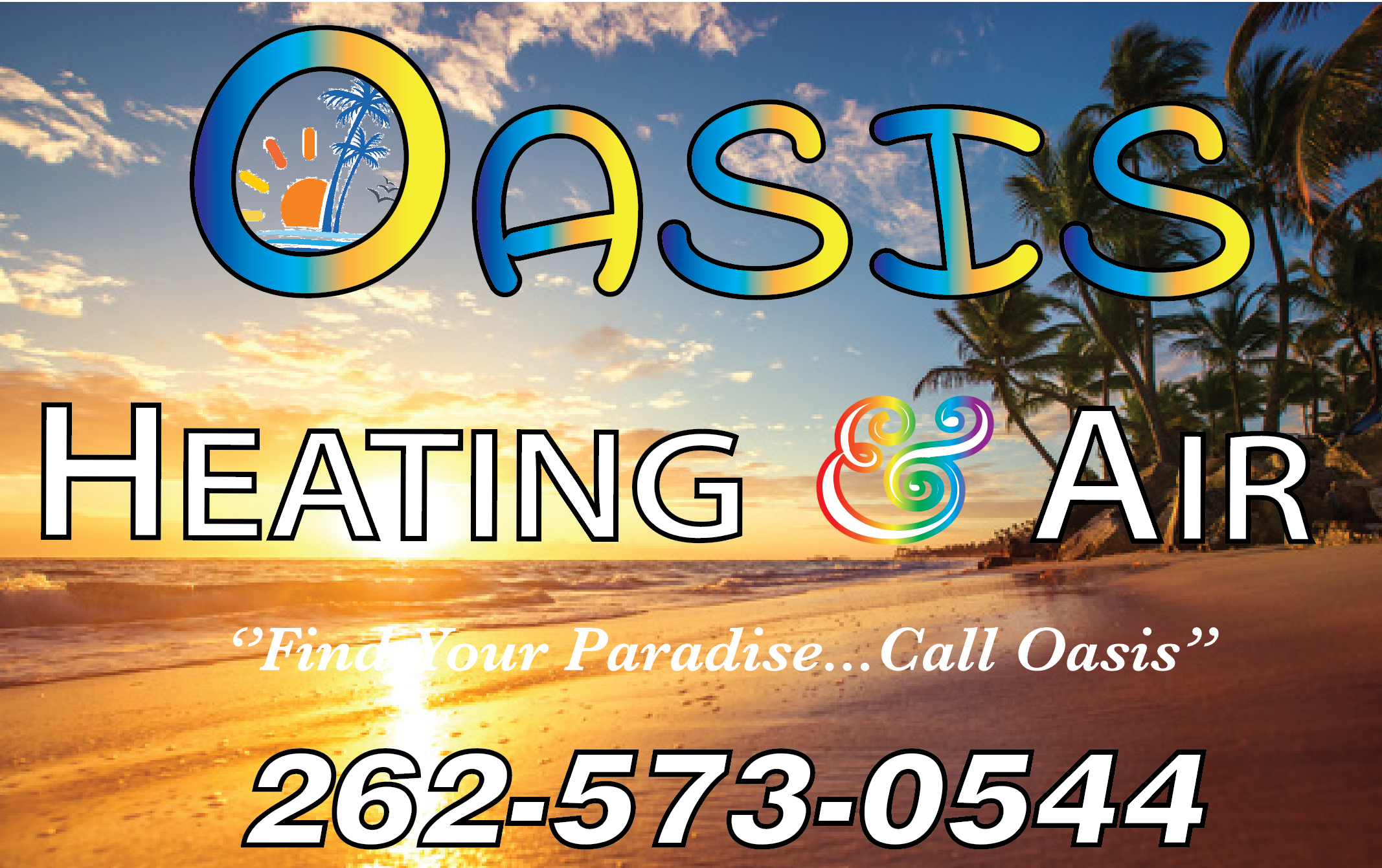 Oasis Heating and Air Conditioning Logo