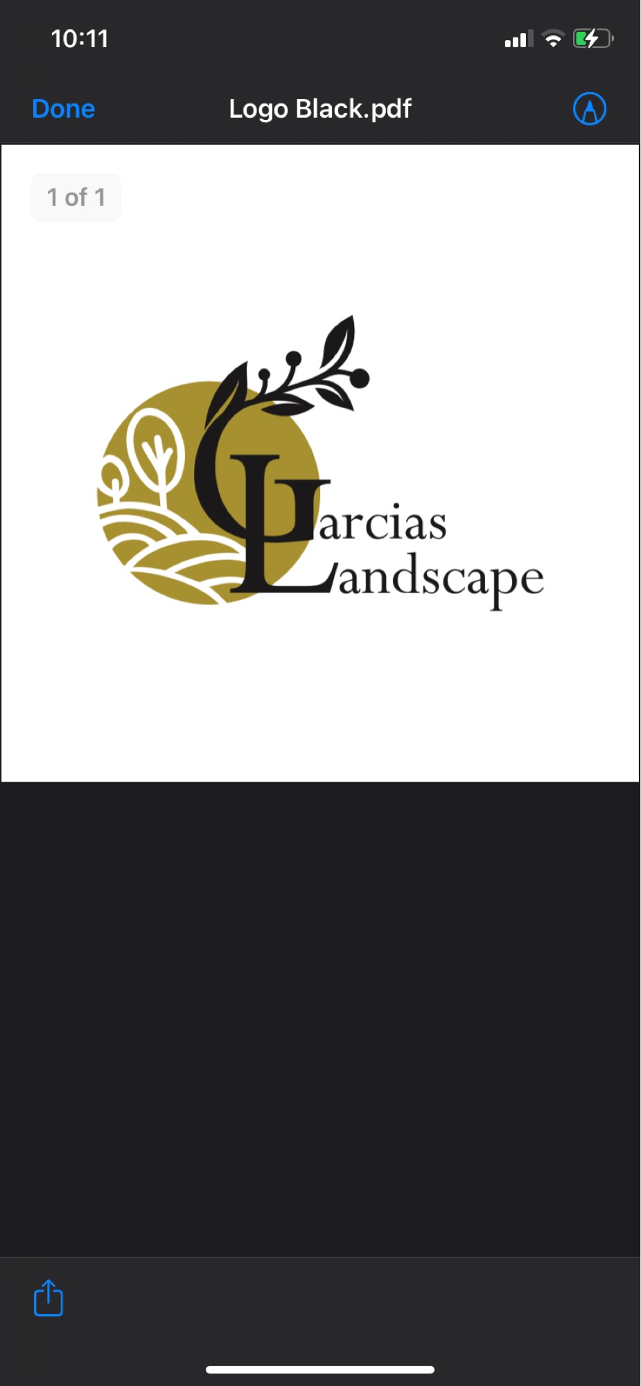 Garcia's Landscape Logo