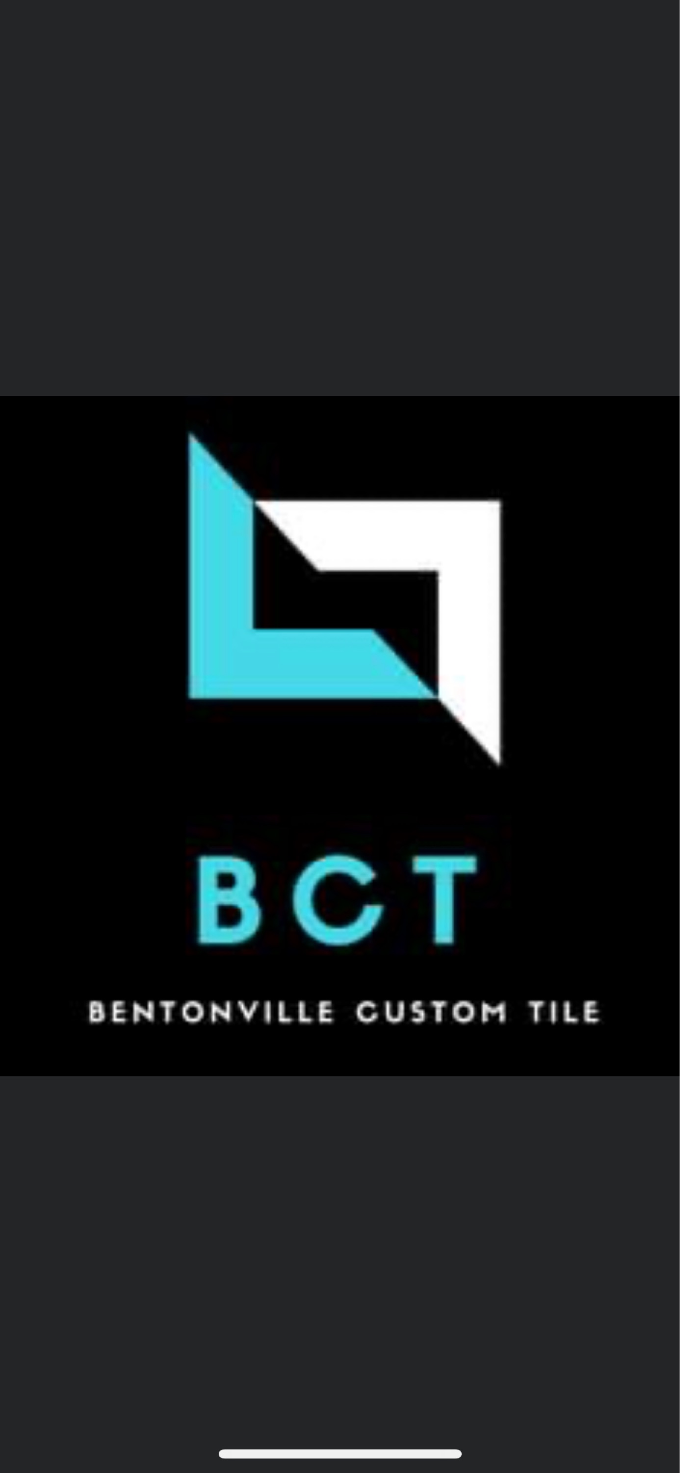 Bentonville Custom Tile Logo
