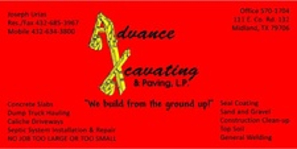 Advance Excavating & Paving, LP Logo