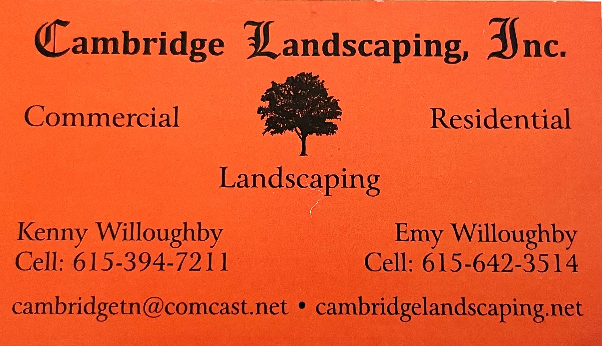 Cambridge Landscaping, Inc. Logo