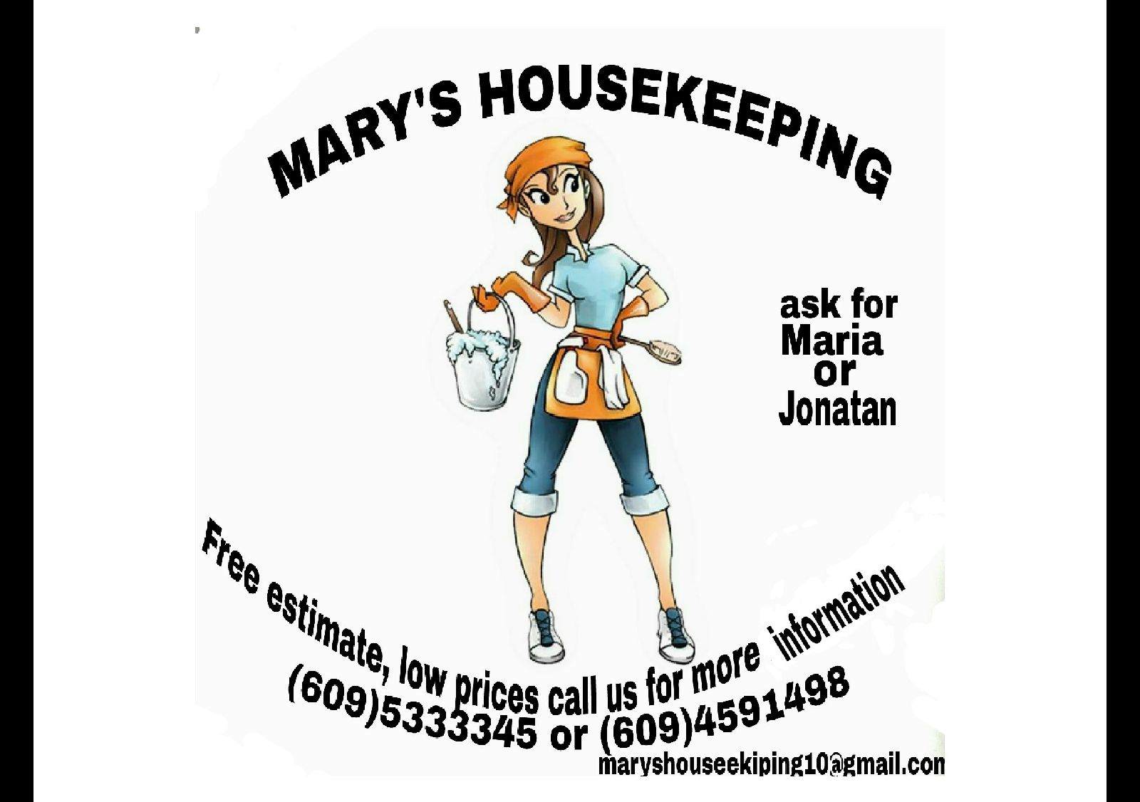 Mary's Housekeeping Logo