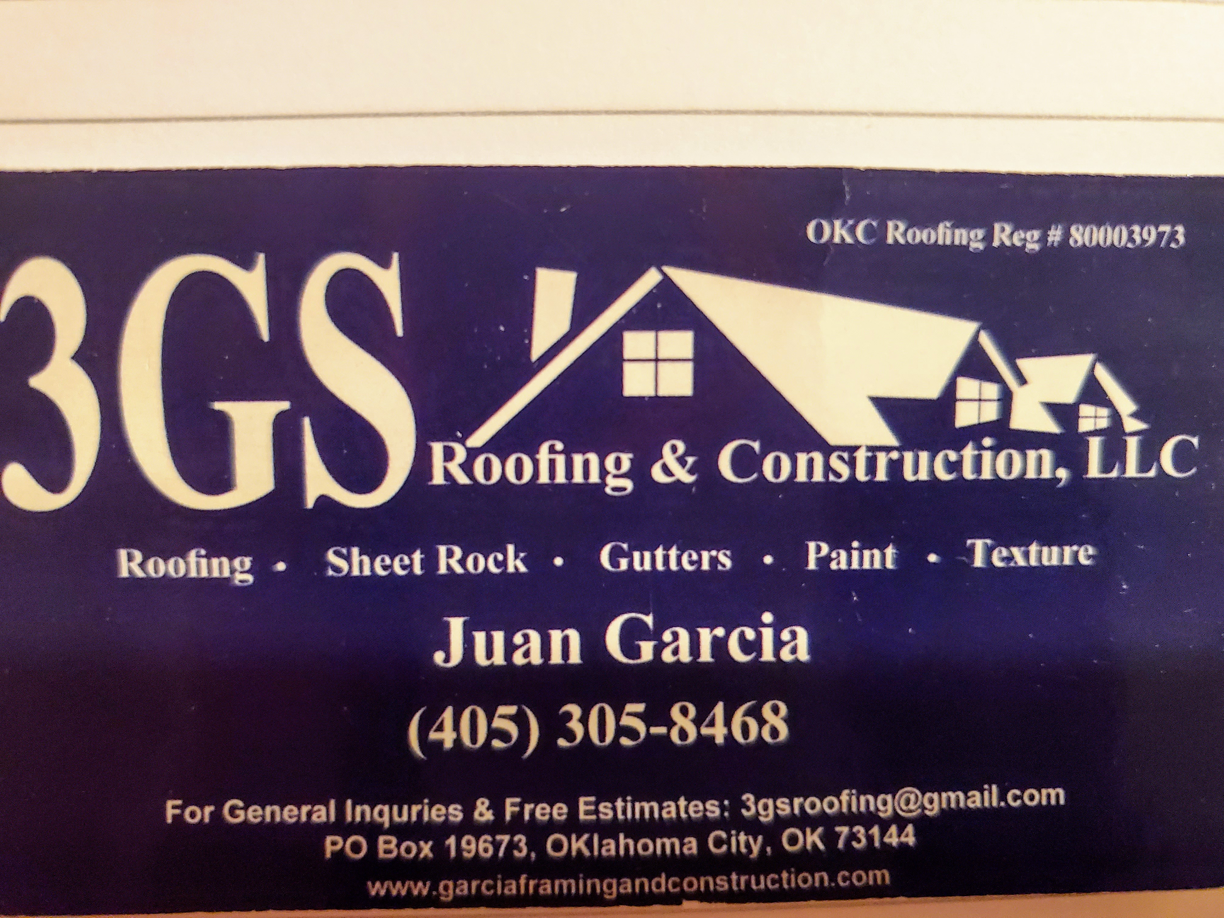 3GS Roofing & Construction, LLC Logo