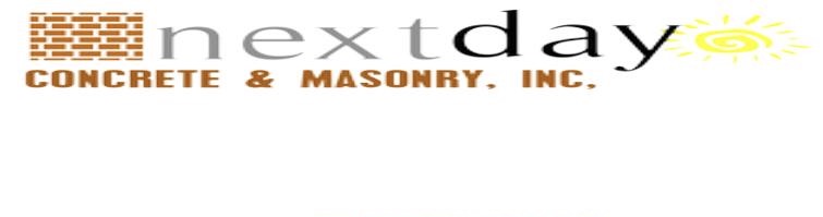 Next Day Concrete & Masonry, Inc. Logo