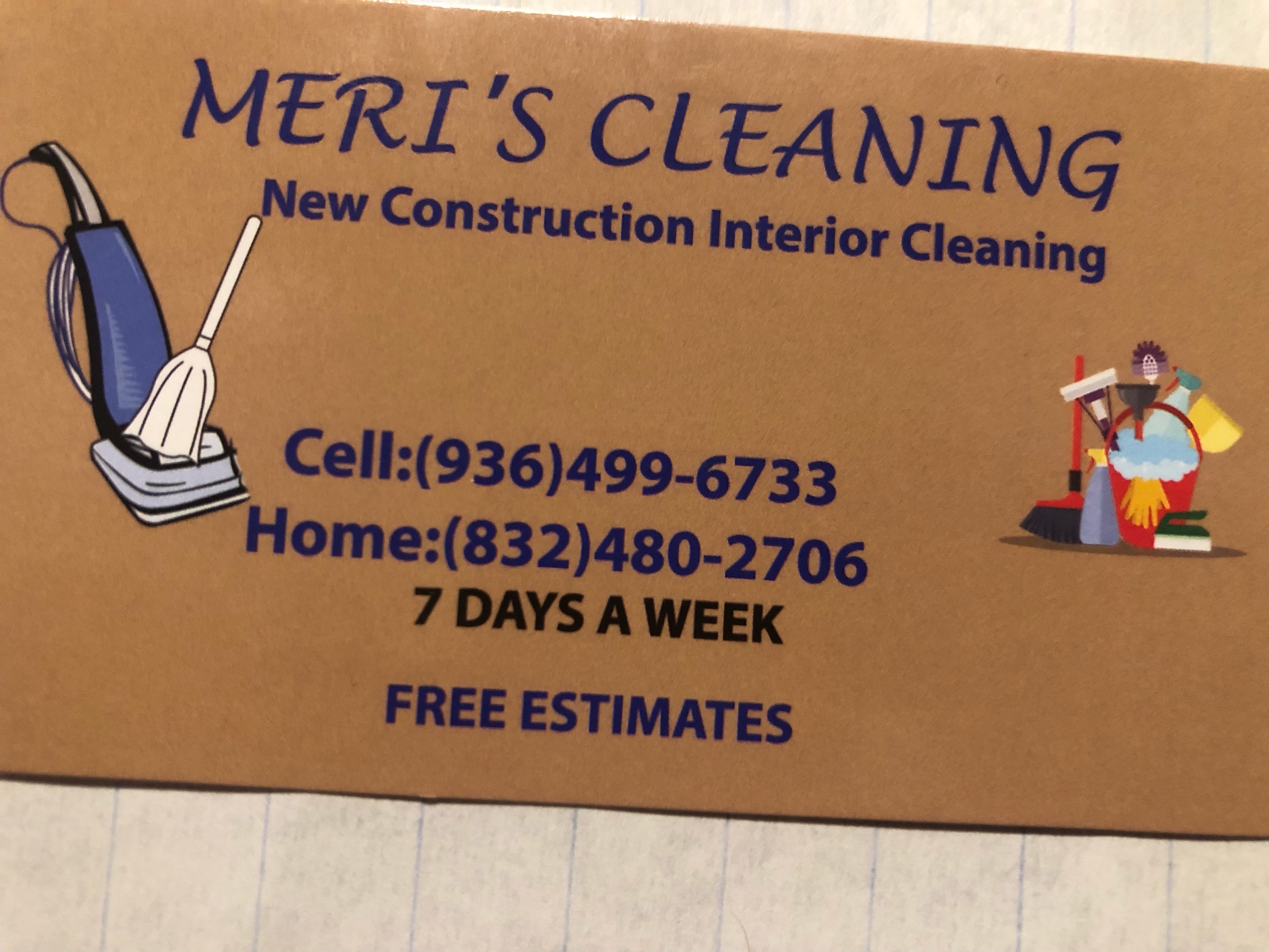 Mary's Cleaning Service Logo