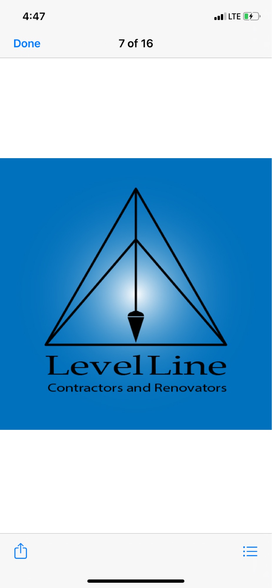Level Line Contractors and Renovators Logo